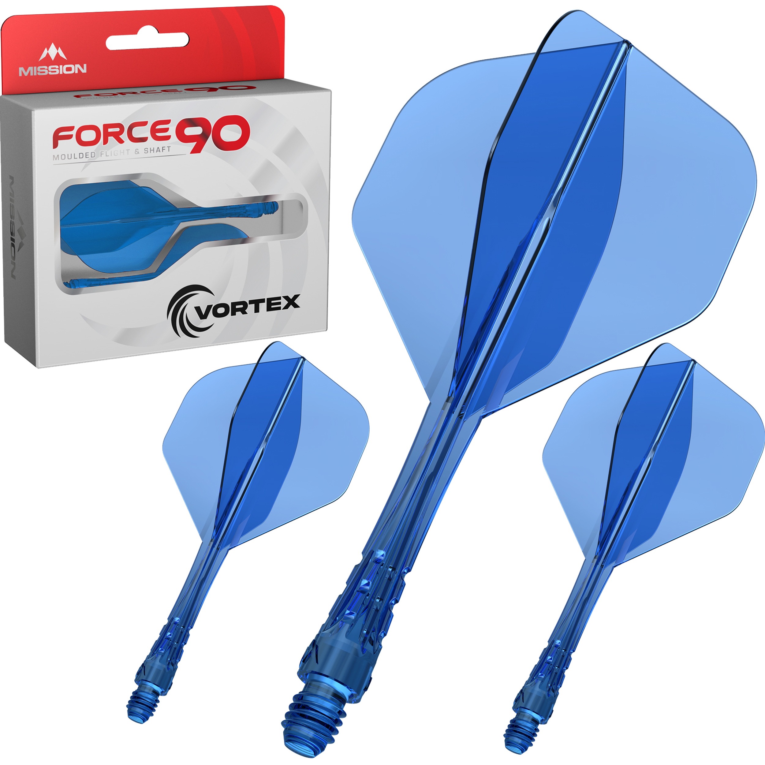 Mission - Force 90 Vortex Blau Transparent - No2 Mission - Force 90 Vortex Blau Transparent - No2