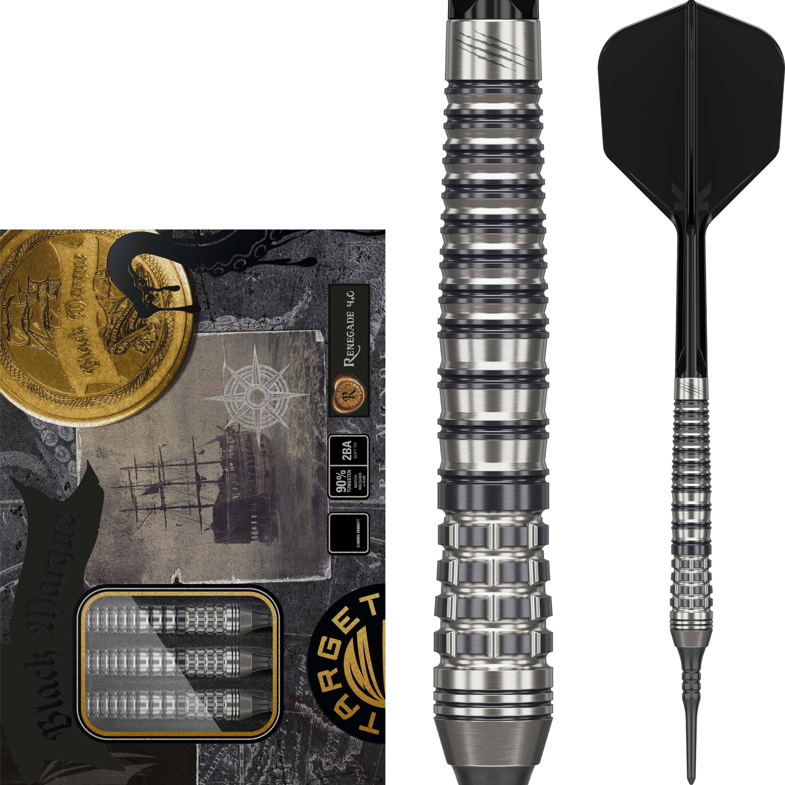 Target Japan - Black Marque Renegade 4.0 - Softdart Target Japan - Black Marque Renegade 4.0 - Softdart