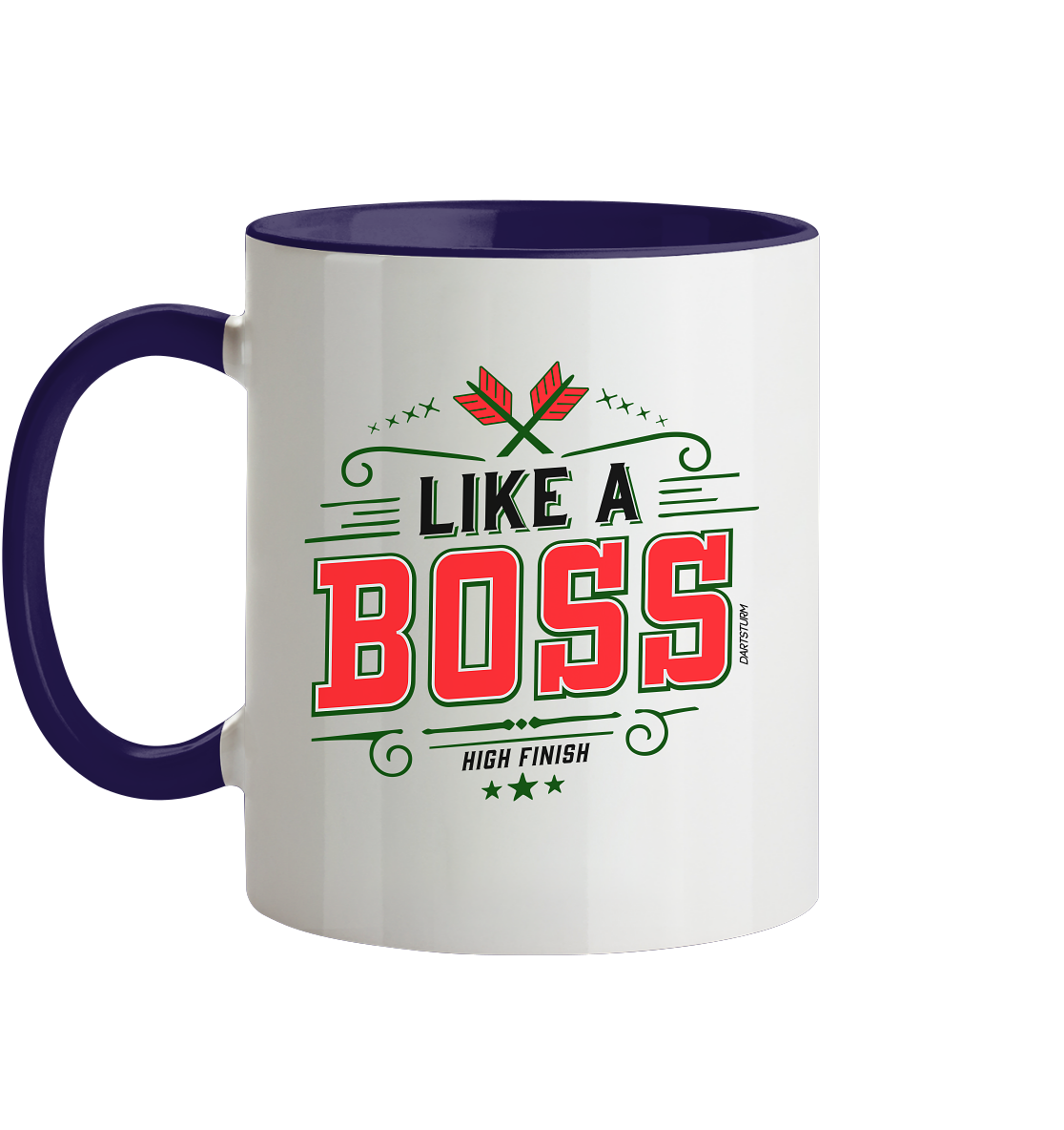 DartSturm - Like a Boss Red - Tasse zweifarbig