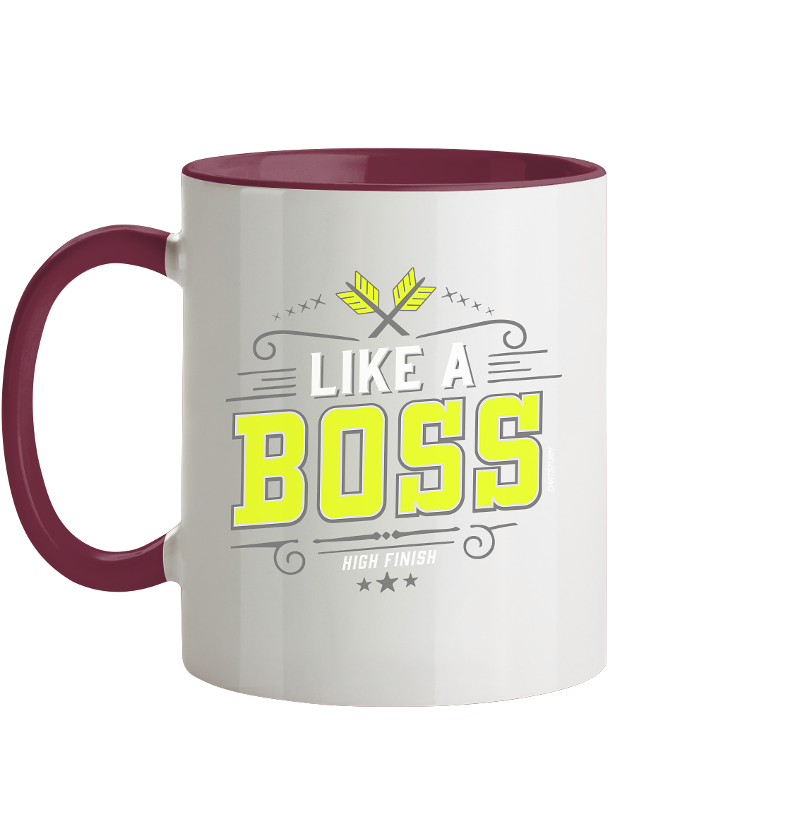 DartSturm - Like a Boss Yellow - Tasse zweifarbig DartSturm - Like a Boss Yellow - Tasse zweifarbig