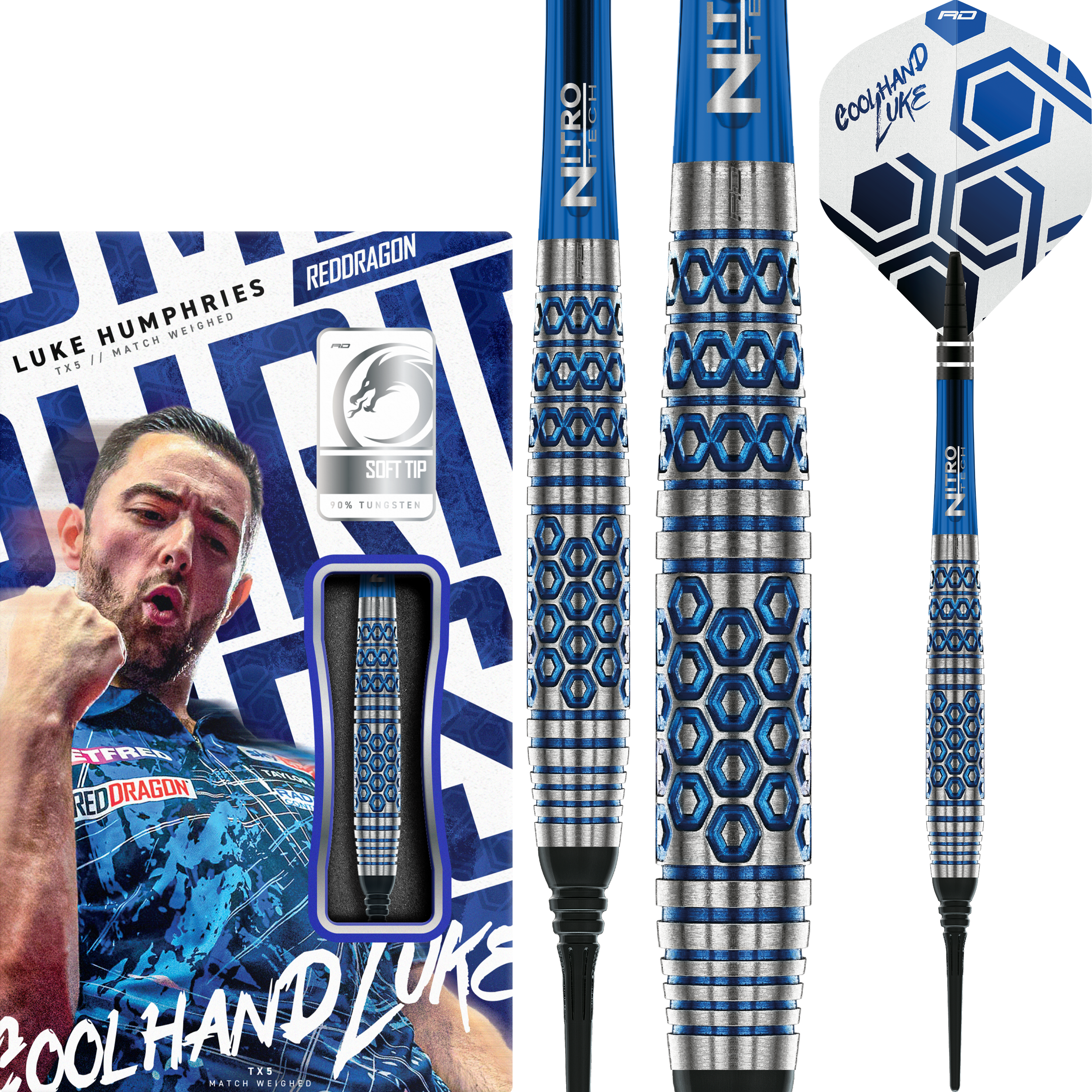 Red Dragon - Luke Humphries TX5 - Softdart Red Dragon - Luke Humphries TX5 - Softdart