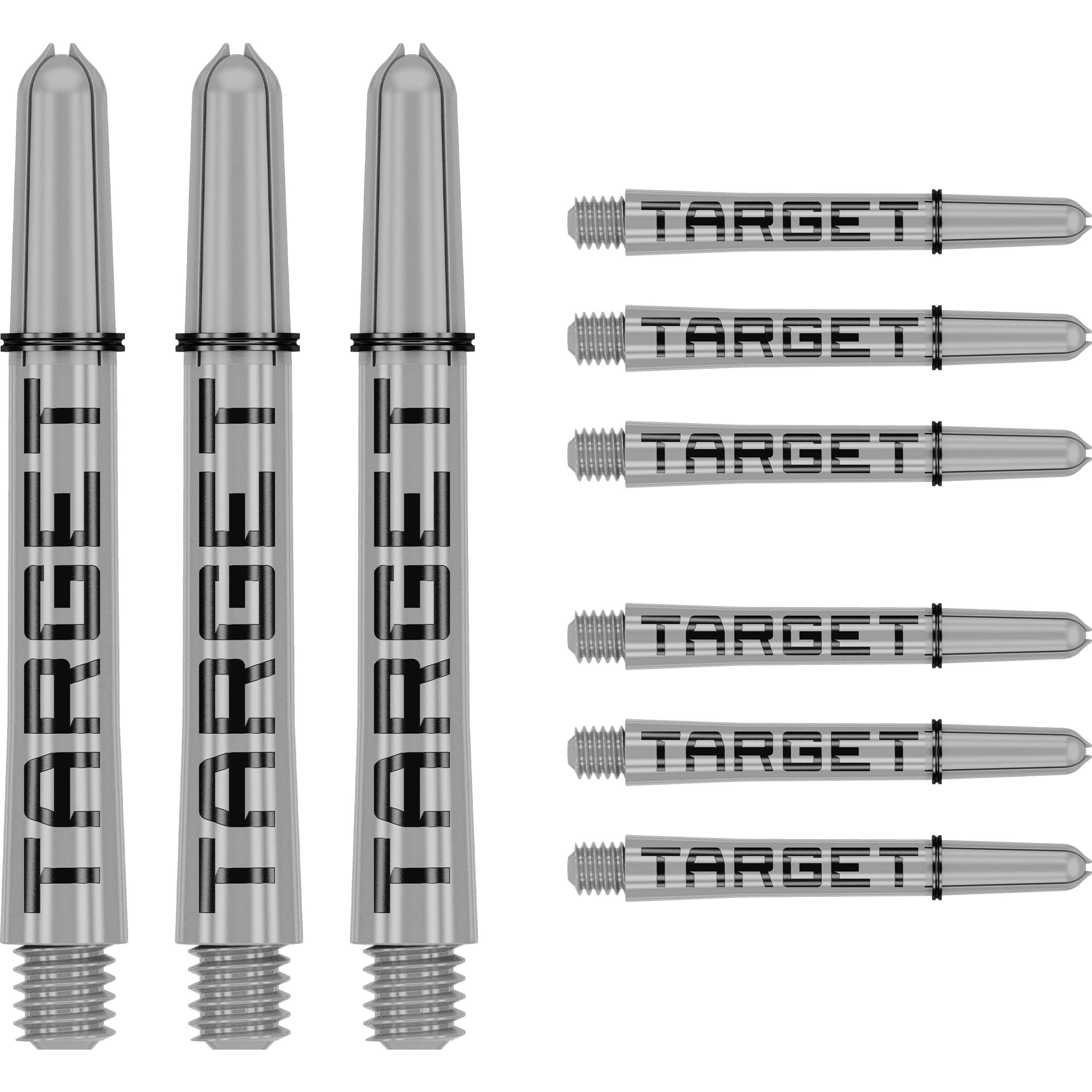 Target - Pro Grip Tag Shaft 3er Set - Grau