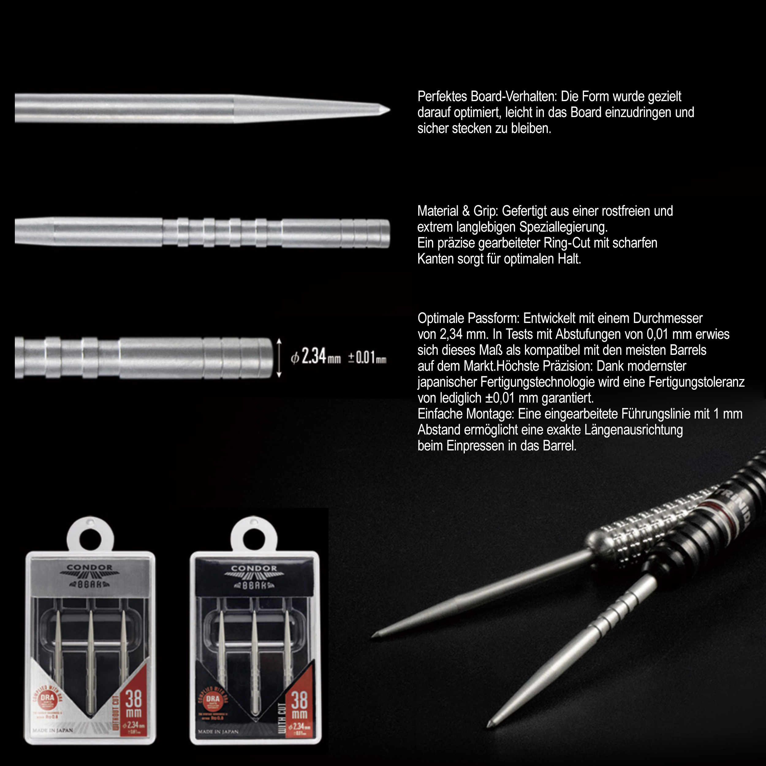 Condor - Beak Cut Points - Silber