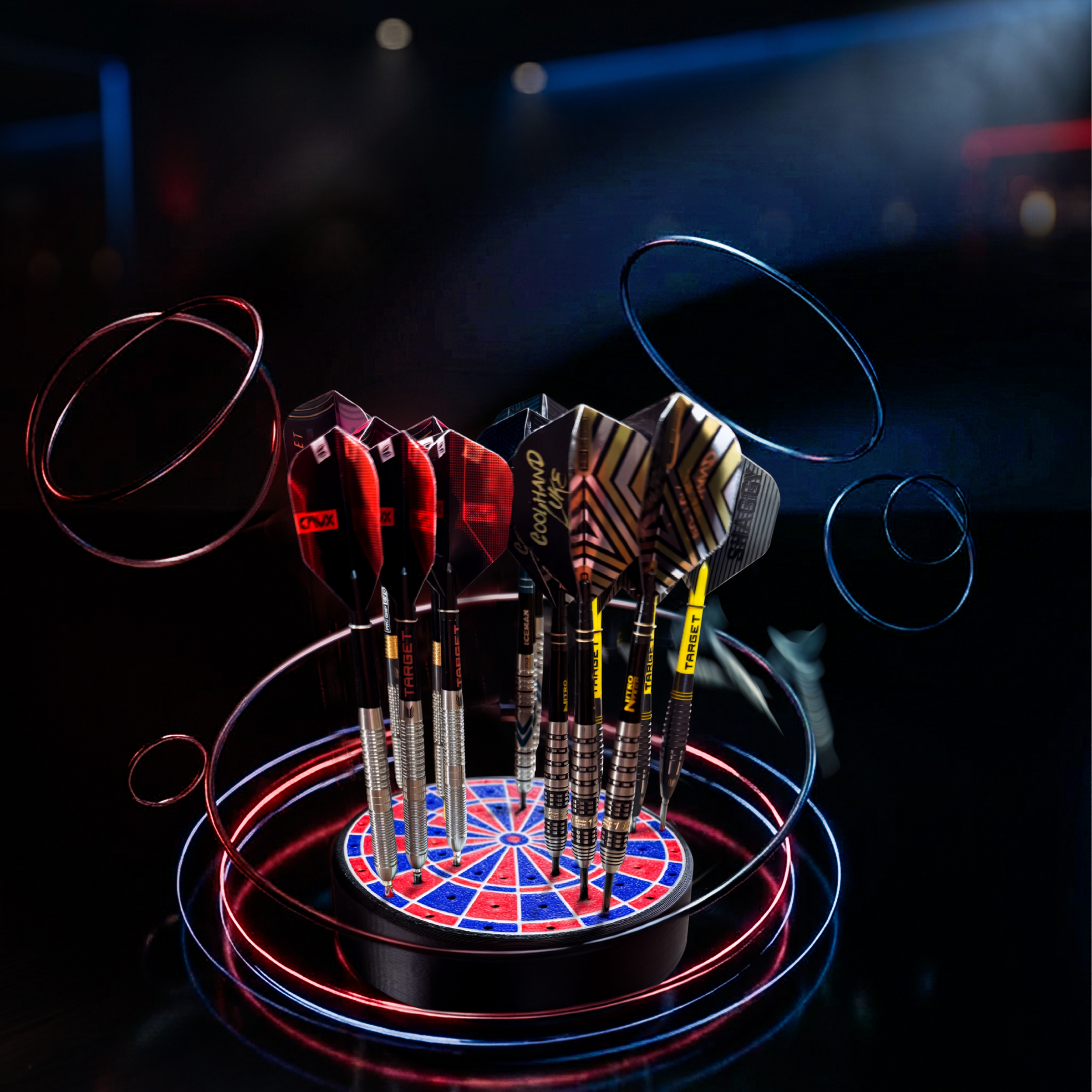 DartSturm - 3D Dartboard Dartständer - 60-Fach DartSturm - 3D Dartboard Dartständer - 60-Fach