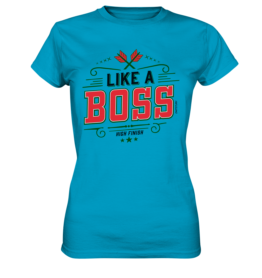 DartSturm - Like a Boss Red - Ladies Premium Shirt DartSturm - Like a Boss Red - Ladies Premium Shirt