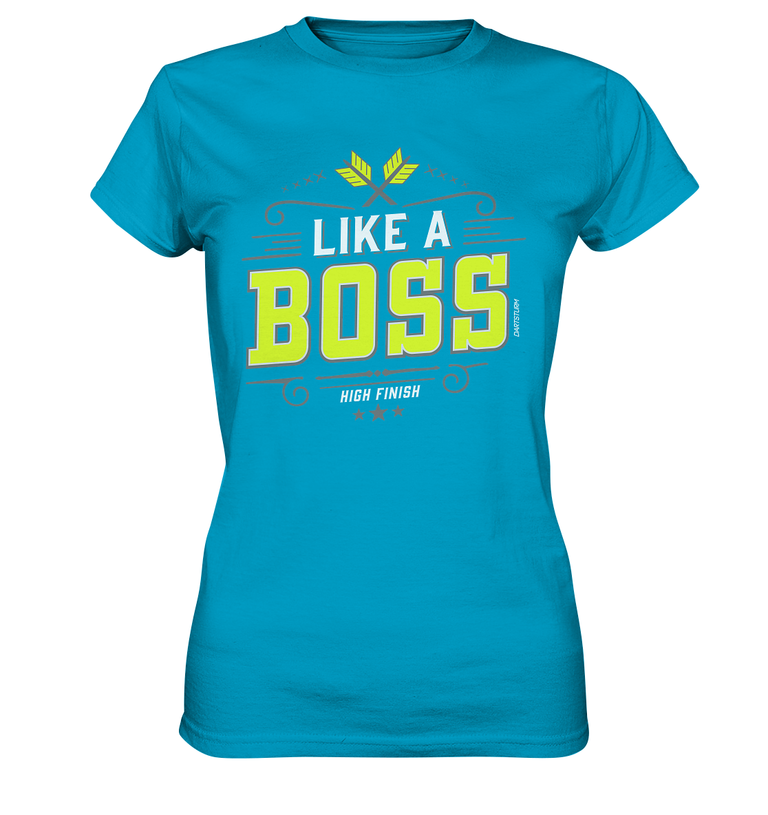 DartSturm - Like a Boss Yellow - Ladies Premium Shirt