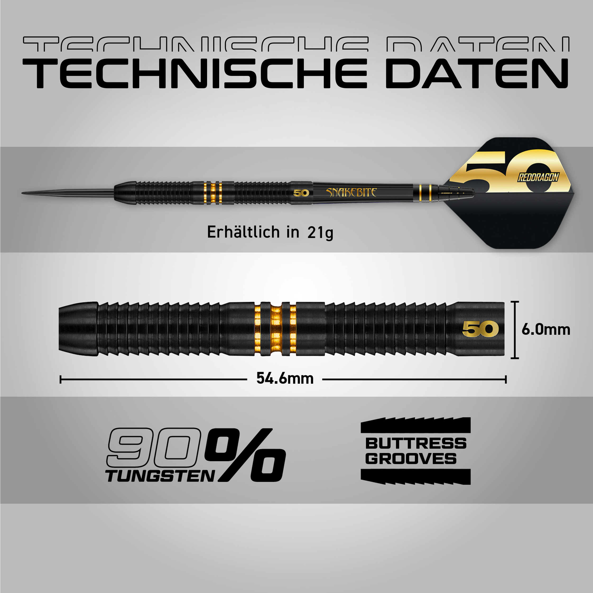 Red Dragon - 50 Years Player Edition Peter Wright - Steeldart Red Dragon - 50 Years Player Edition Peter Wright - Steeldart