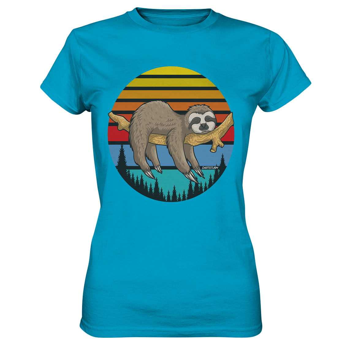 DartSturm - Lazy Sloth - Ladies Premium Shirt