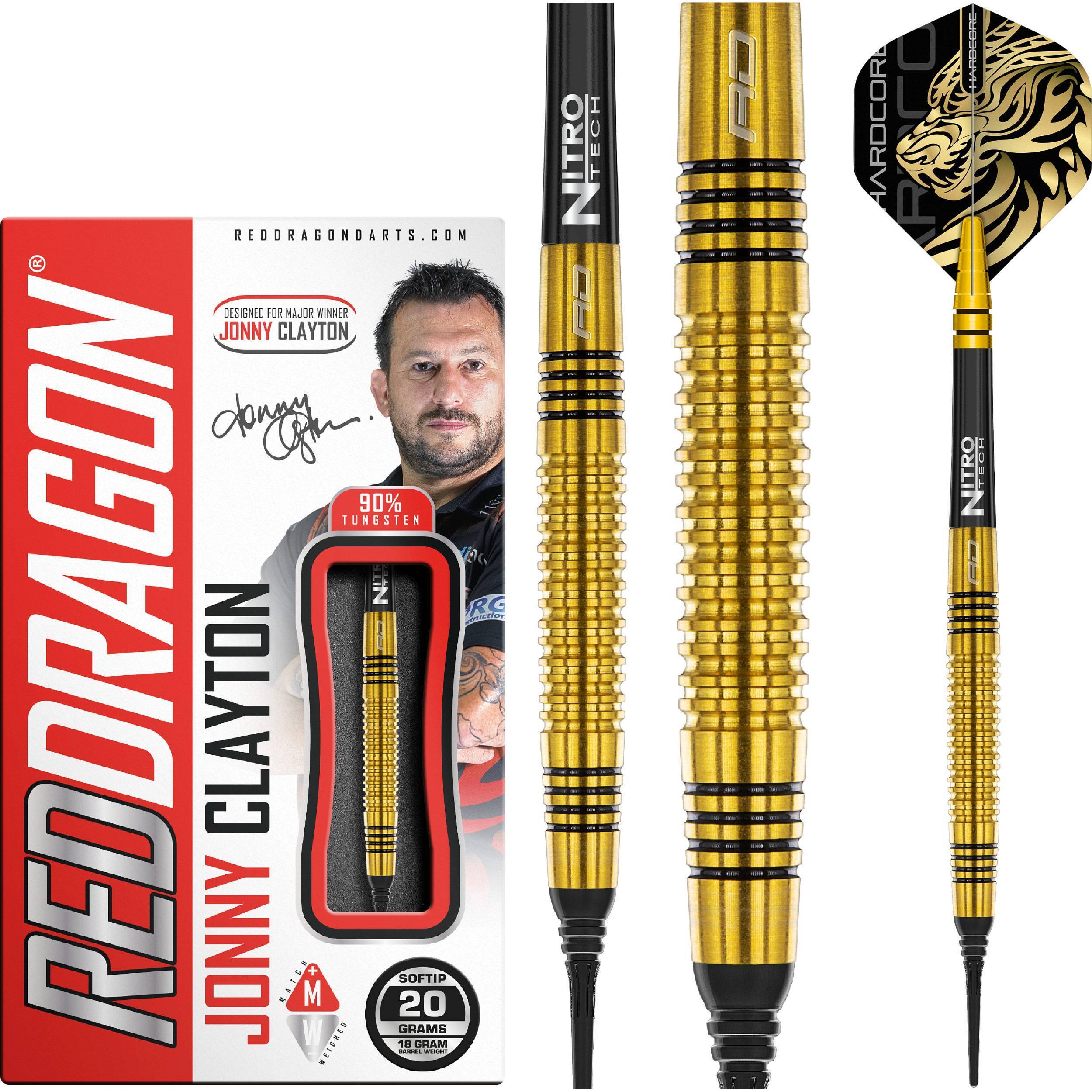 Red-Dragon-Jonny-Clayton-Gold-Softdart-Collage Red Dragon - Jonny Clayton Gold - Softdart