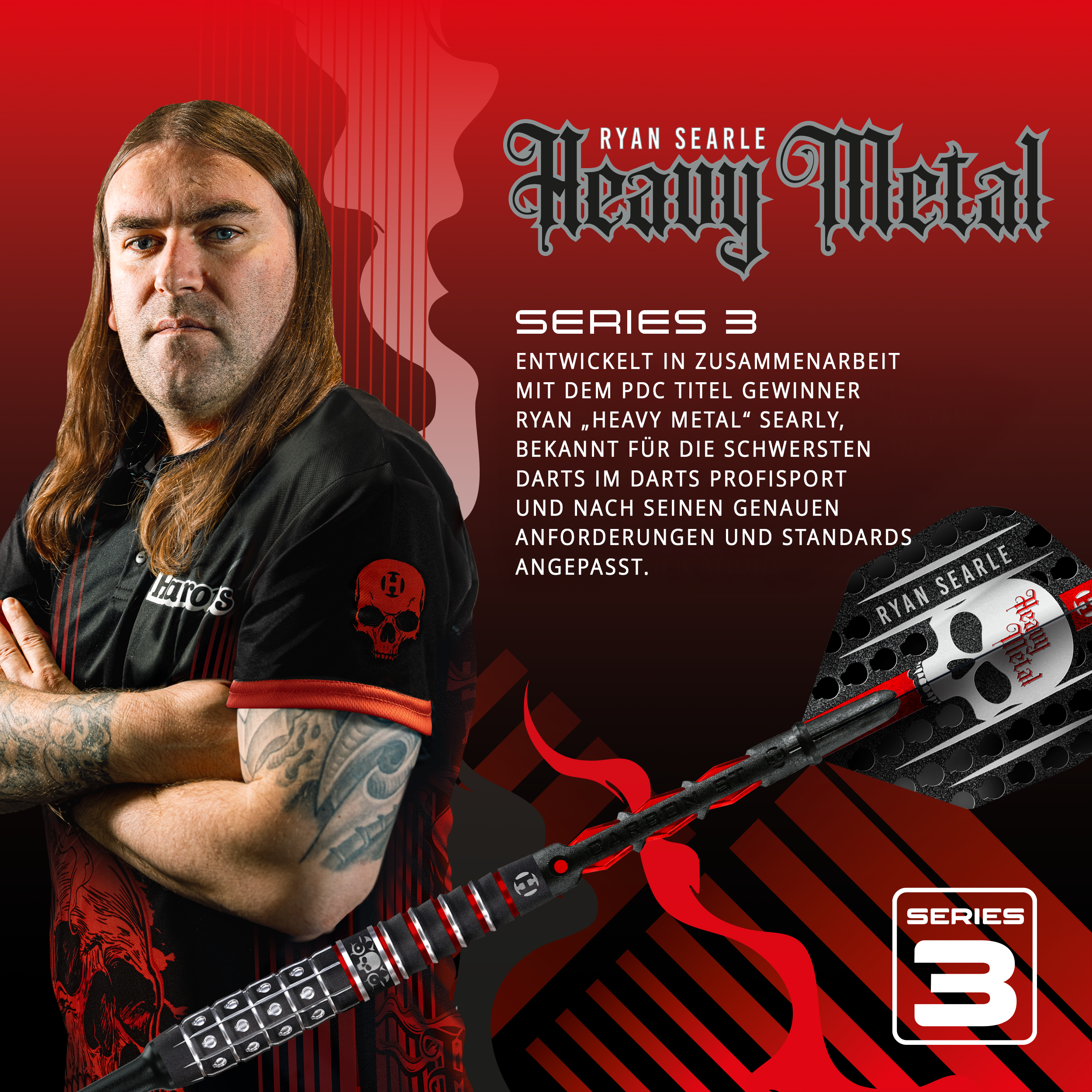 Harrows - Ryan Searle GEN 3 - Softdart Harrows - Ryan Searle GEN 3 - Softdart