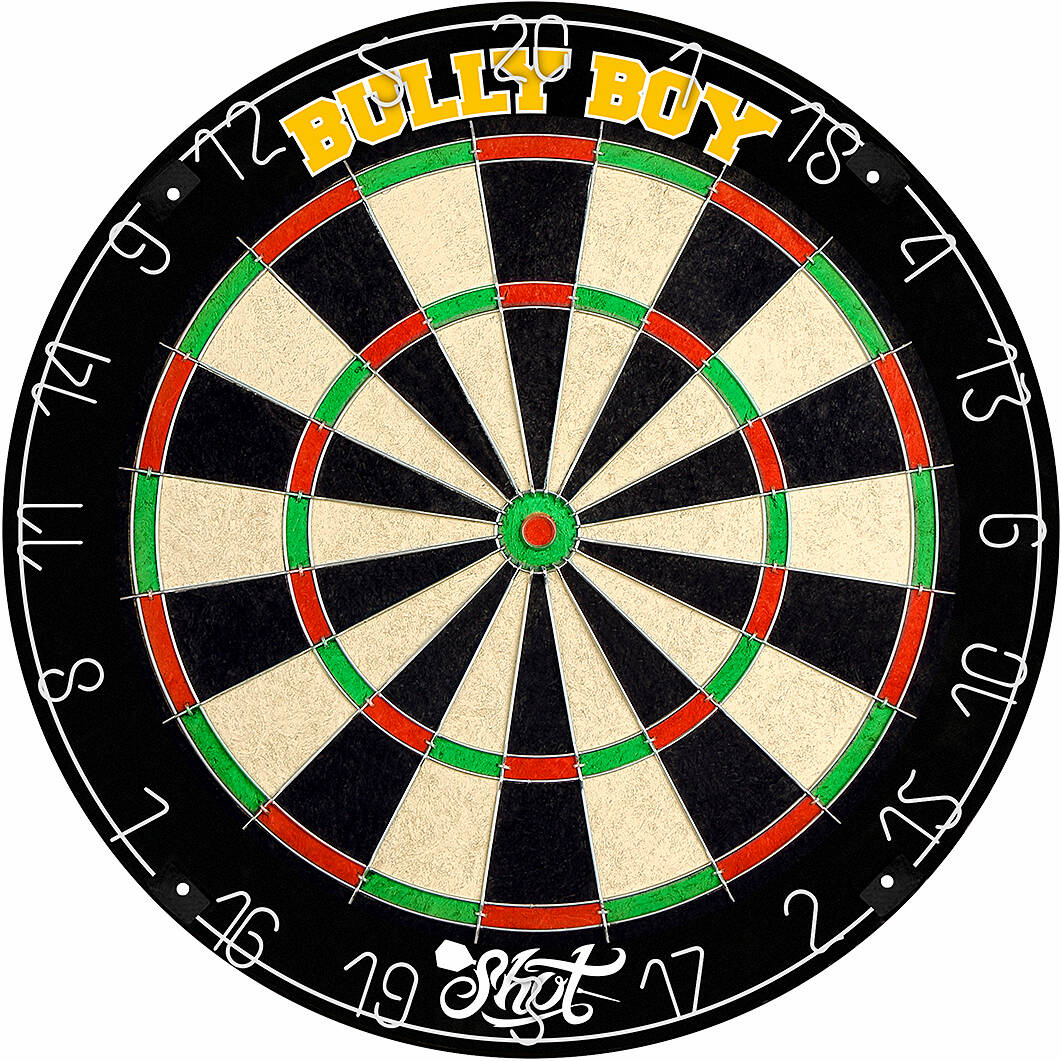 Shot-Michael-Smith-Bully-Boy-Bristle-Dartboard Shot - Michael Smith Bristle Dartboard