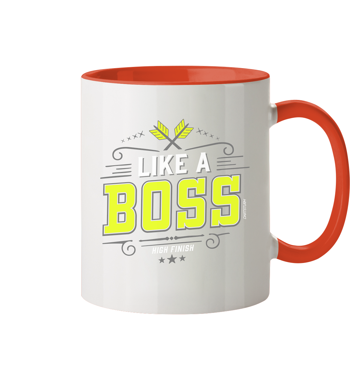 DartSturm - Like a Boss Yellow - Tasse zweifarbig DartSturm - Like a Boss Yellow - Tasse zweifarbig