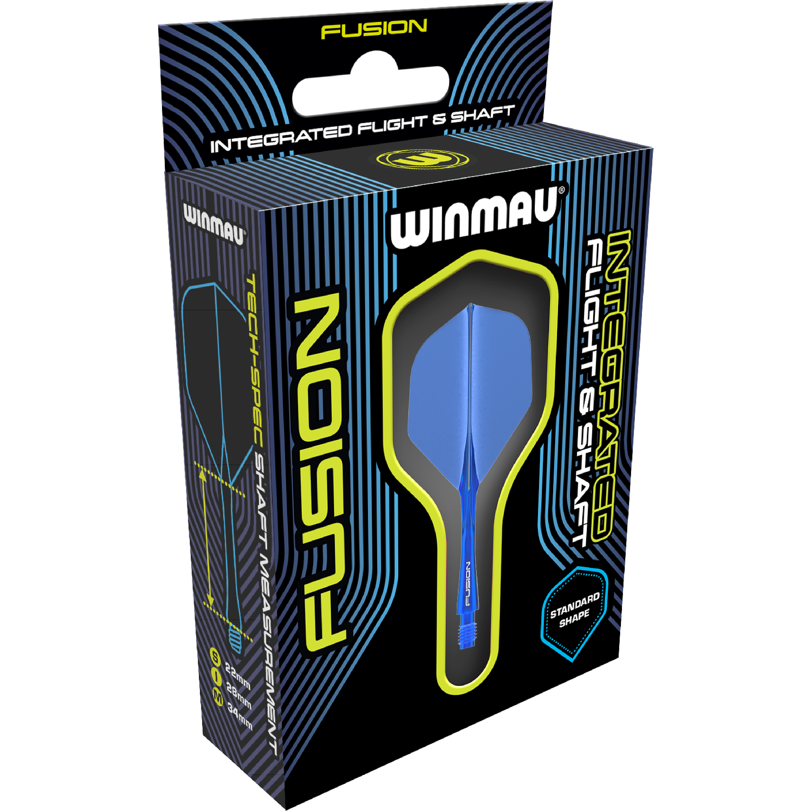 Winmau - Fusion Flightsystem Blau - No2