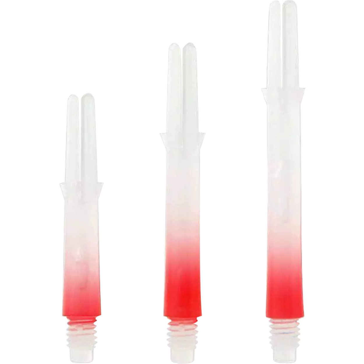 L-Style - L-Shaft Lock Straight TwoTone - Weiß Klar Rot L-Style - L-Shaft Lock Straight TwoTone - Weiß Klar Rot