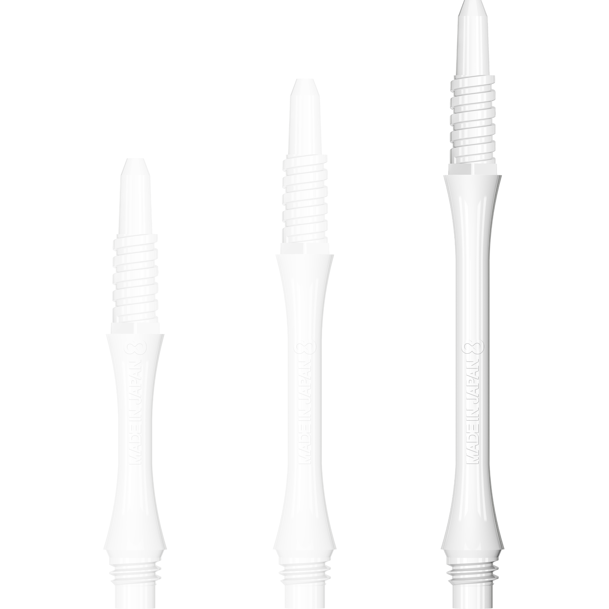 8 Flight - Slim Fixed Shaft - Weiß