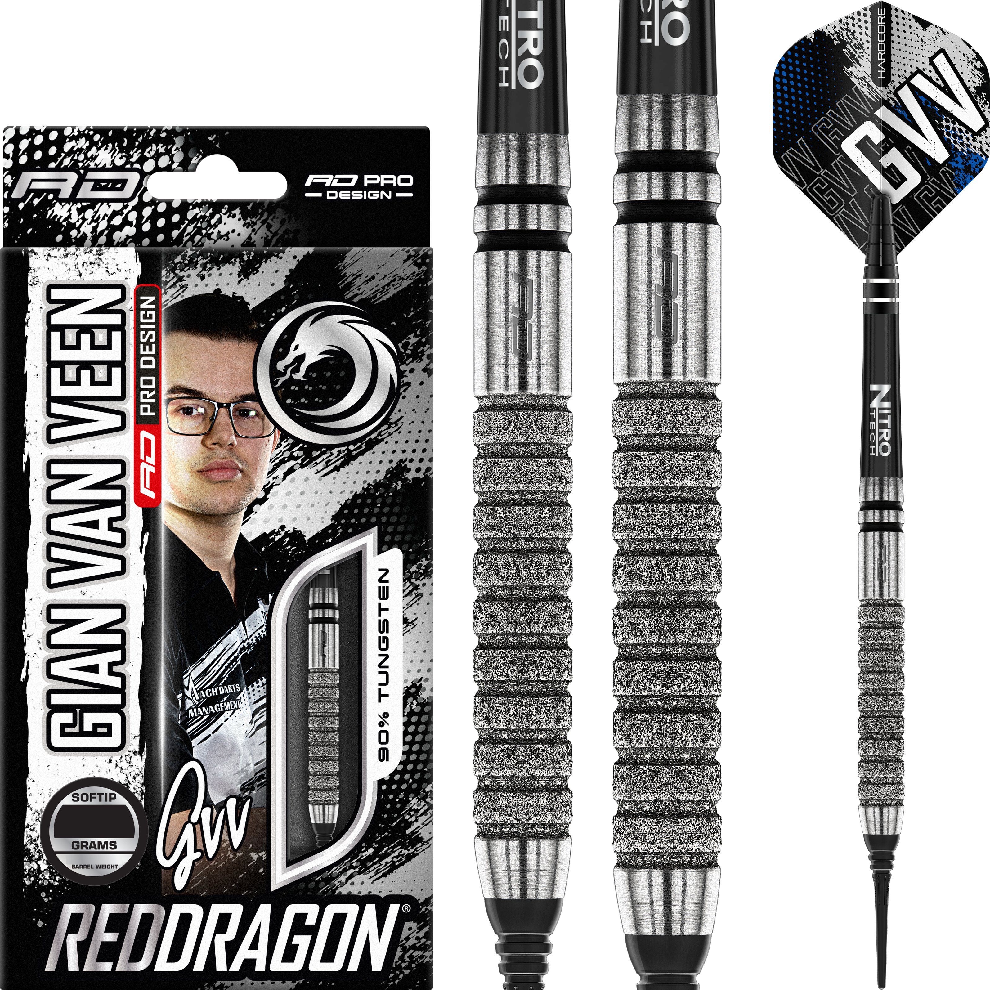 Red Dragon - Gian van Veen Tour Edition - Softdart