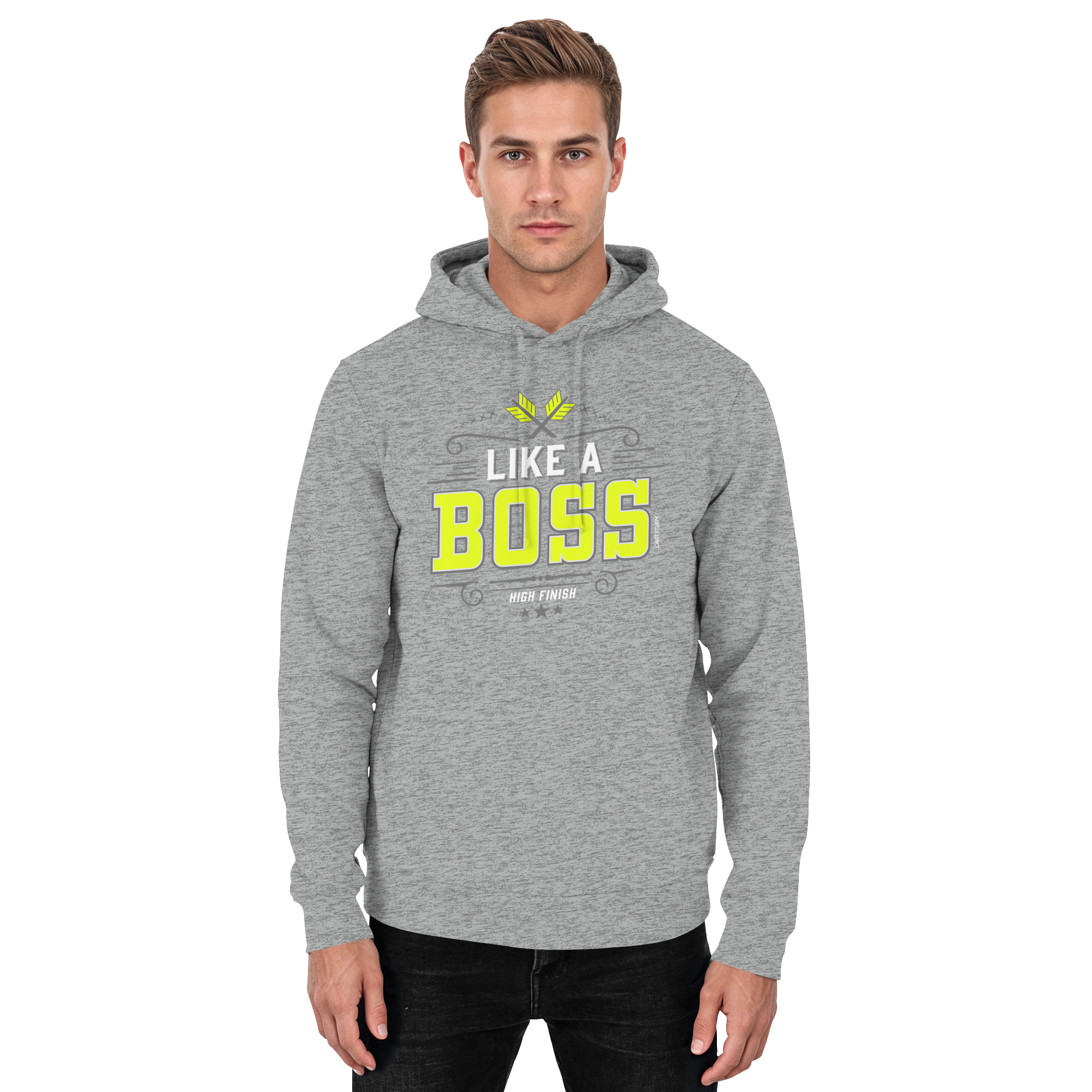 DartSturm - Like a Boss Yellow - Basic Unisex Hoodie DartSturm - Like a Boss Yellow - Basic Unisex Hoodie