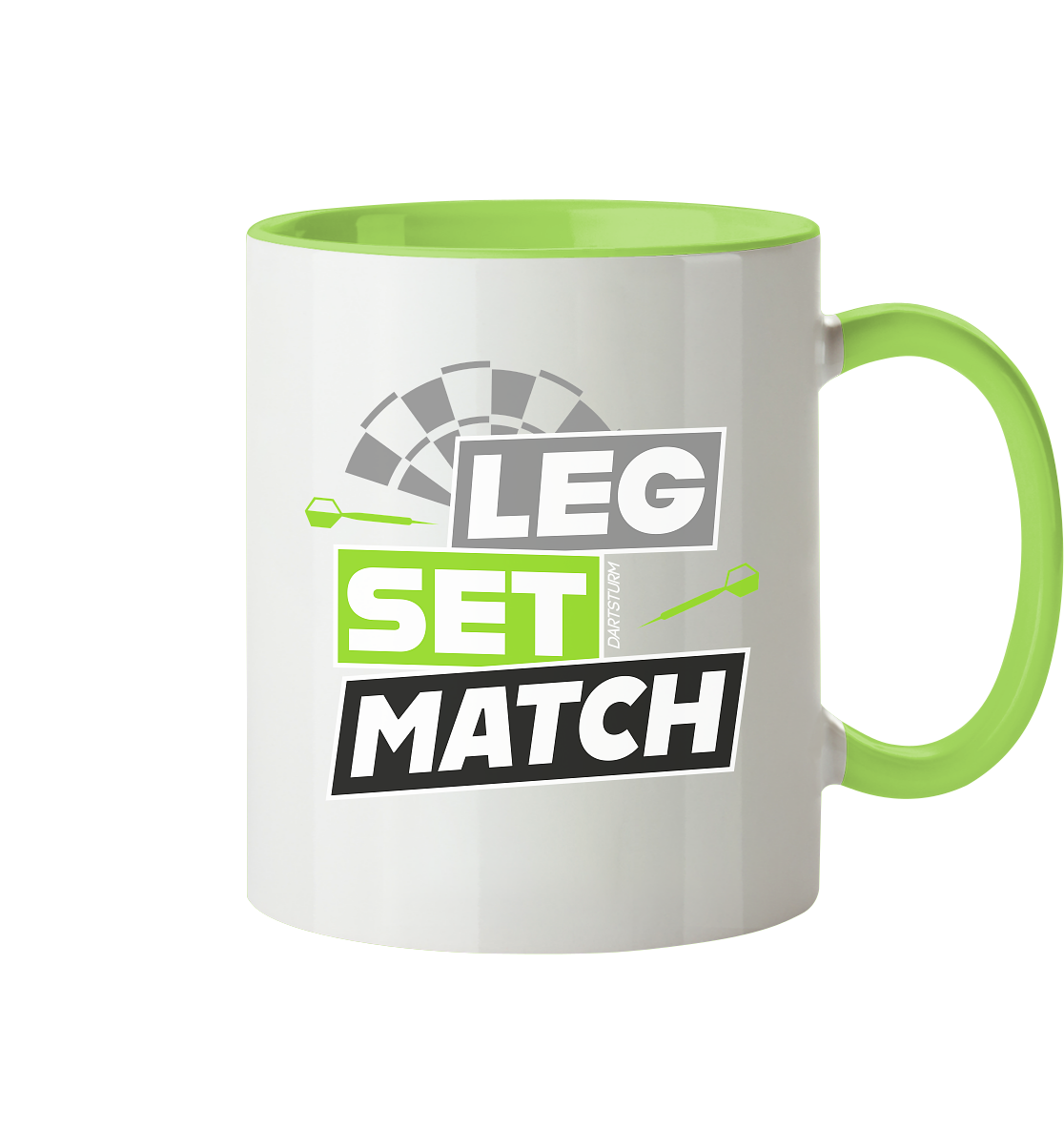 DartSturm - Leg Set Match - Tasse zweifarbig