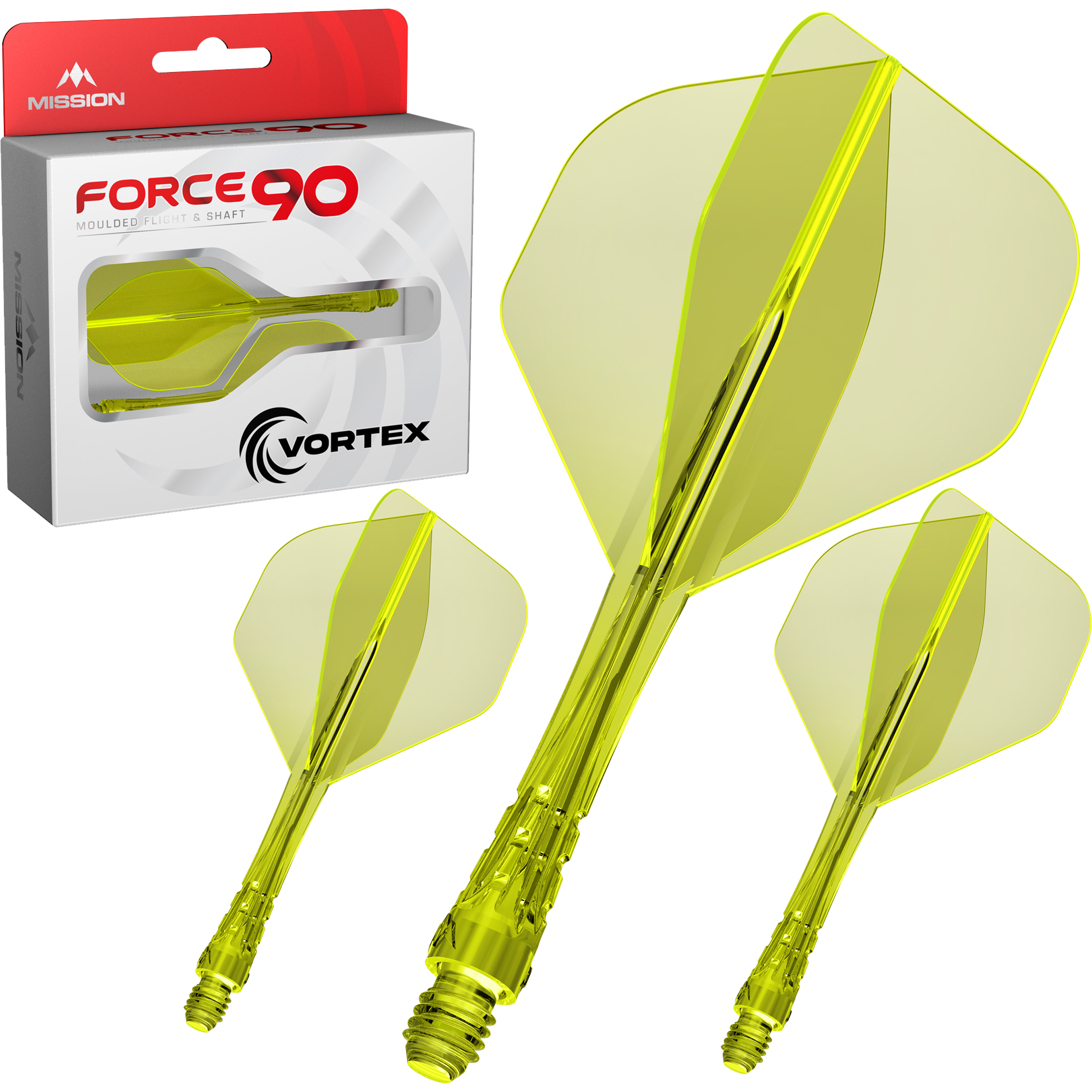 Mission - Force 90 Vortex Neongelb Transparent - No2