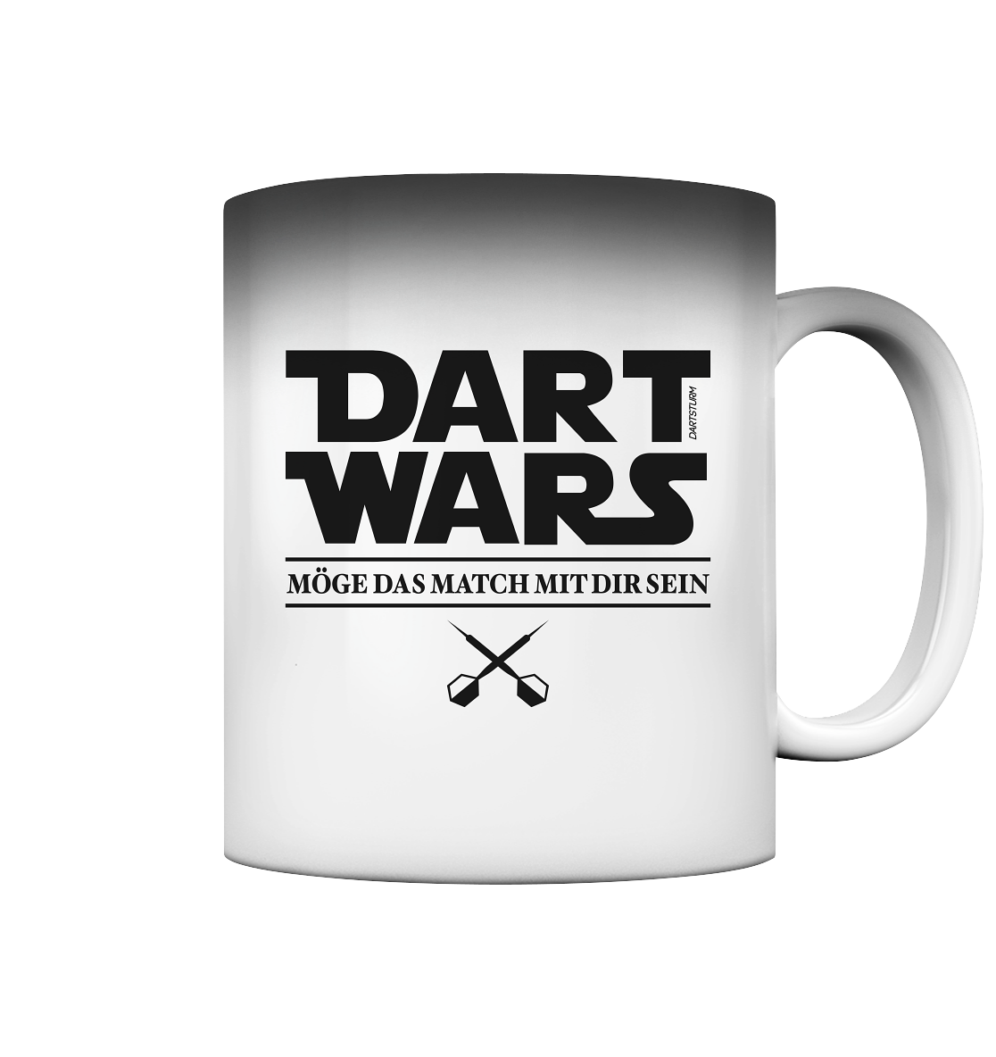 DartSturm - Dart Wars Schwarz - Magic Mug DartSturm - Dart Wars Schwarz - Magic Mug