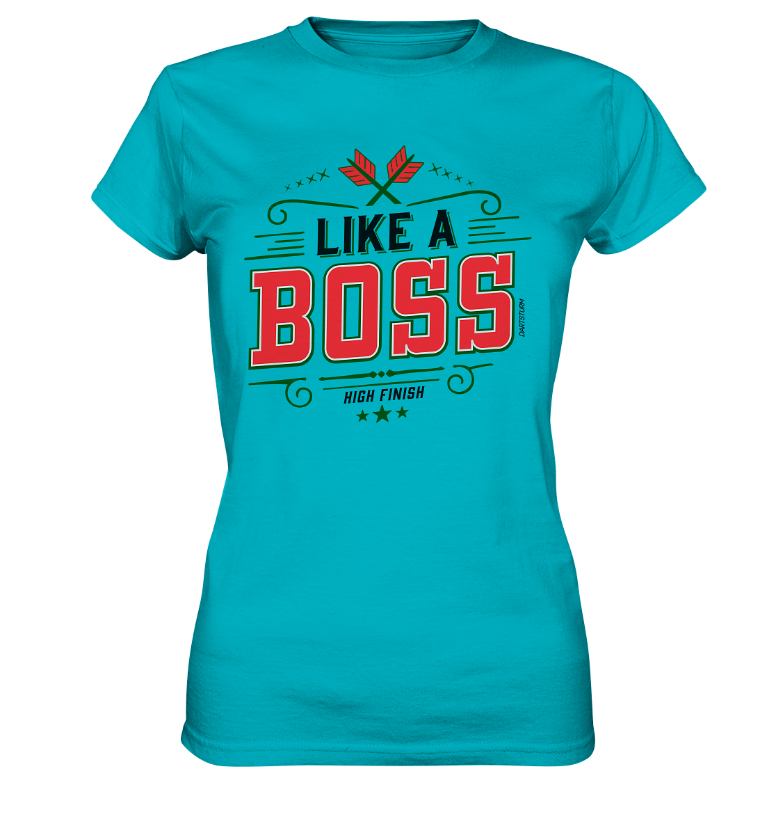 DartSturm - Like a Boss Red - Ladies Premium Shirt DartSturm - Like a Boss Red - Ladies Premium Shirt
