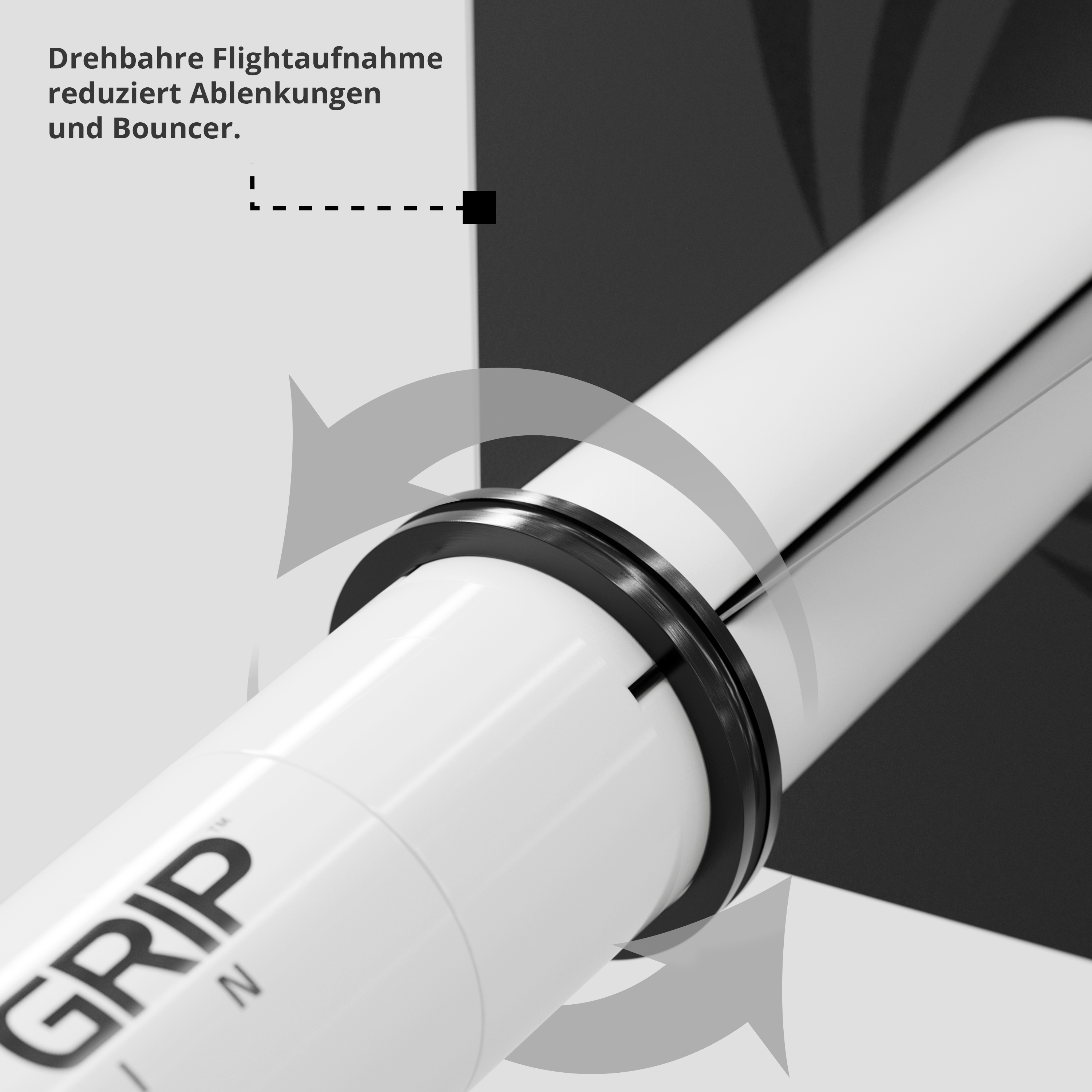 Target - Pro Grip Spin Shaft 3er Set - Weiß Target - Pro Grip Spin Shaft 3er Set - Weiß