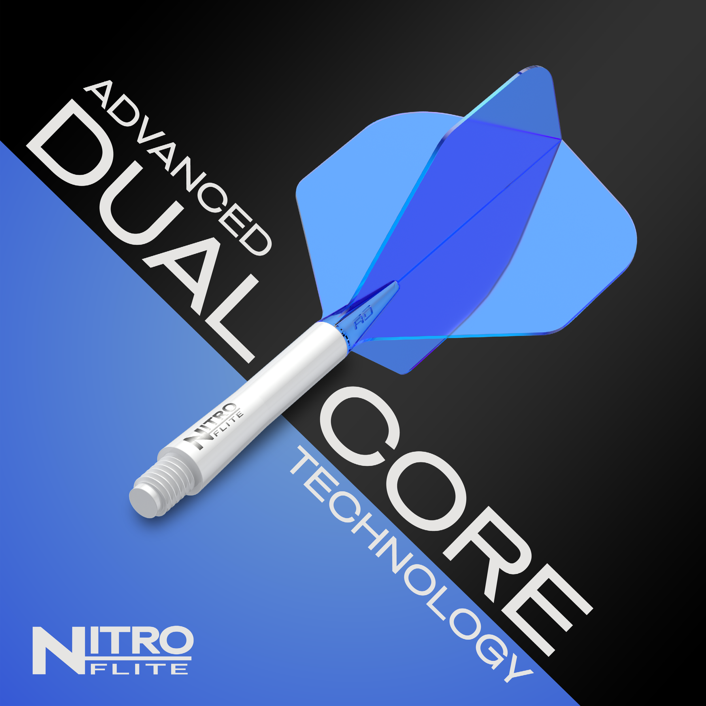 Red Dragon - Nitro Flite Flight Weiß - Blau Red Dragon - Nitro Flite Flight Weiß - Blau