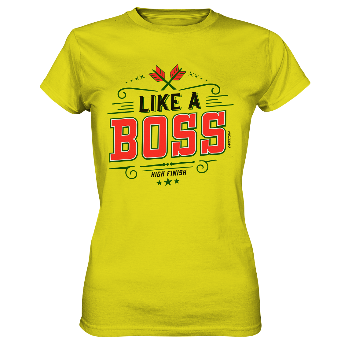 DartSturm - Like a Boss Red - Ladies Premium Shirt DartSturm - Like a Boss Red - Ladies Premium Shirt