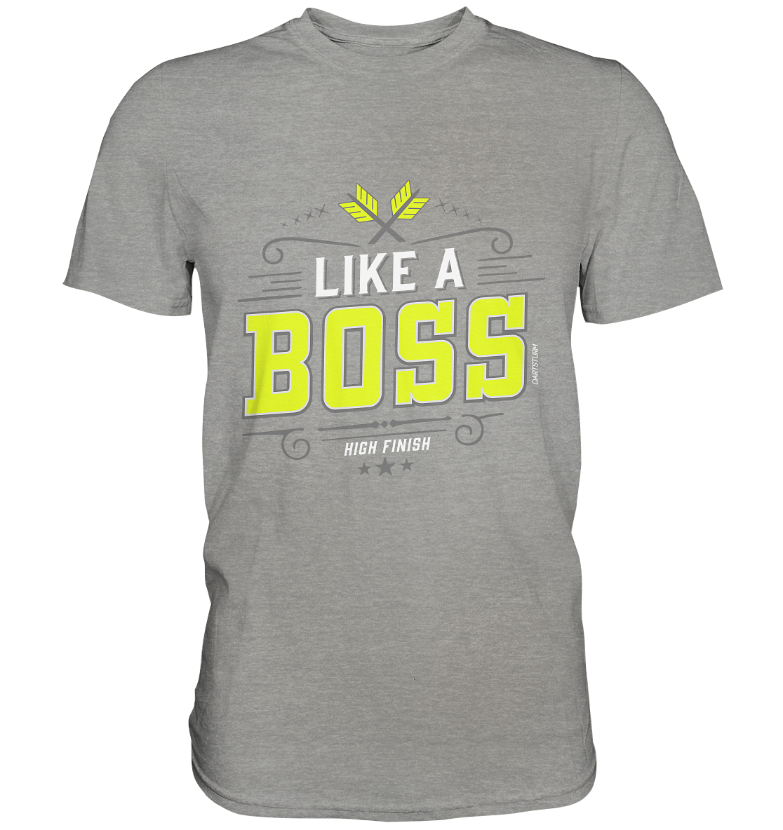 DartSturm - Like a Boss Yellow - Premium Shirt