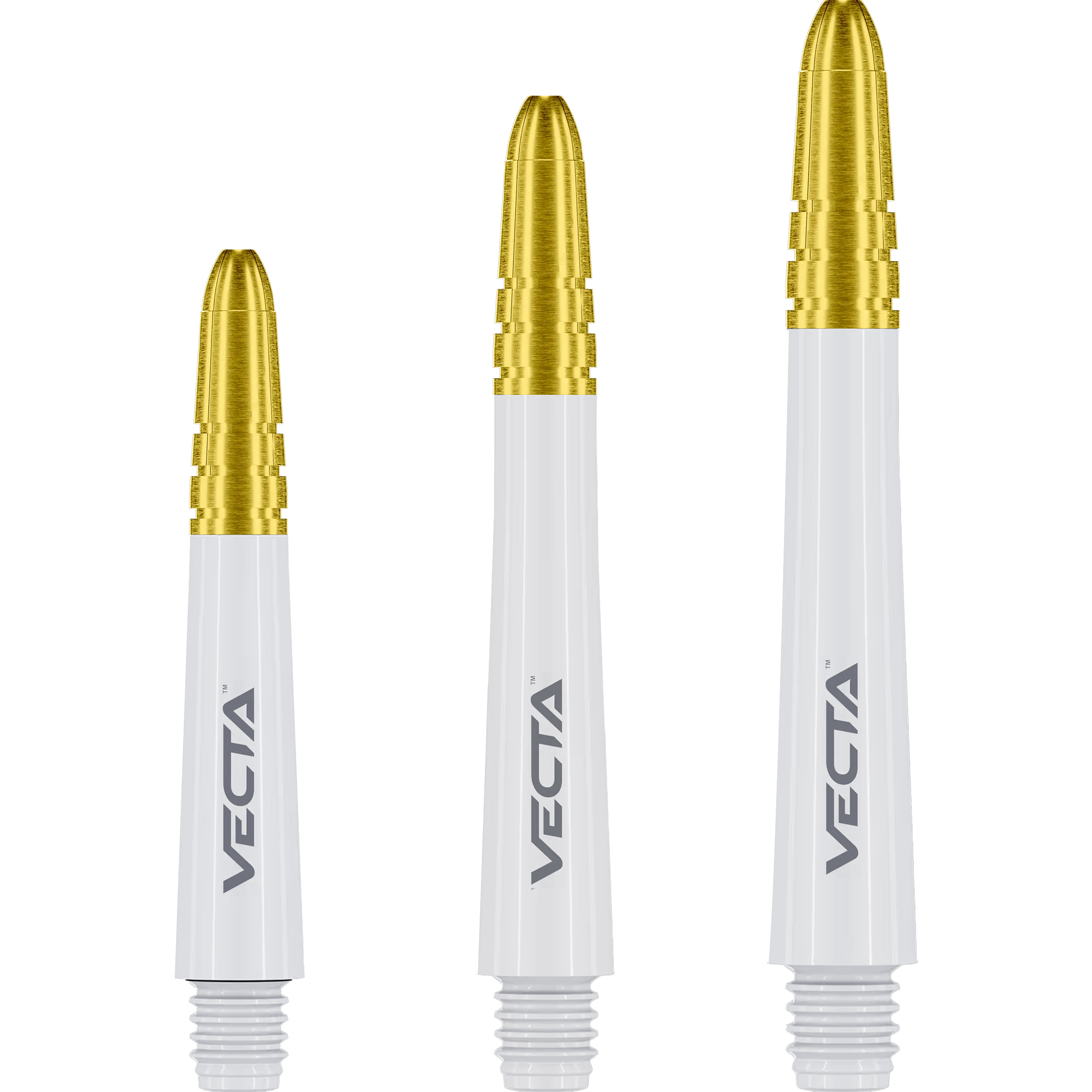 Winmau - Vecta Shaft - Weiß Gold Winmau - Vecta Shaft - Weiß Gold