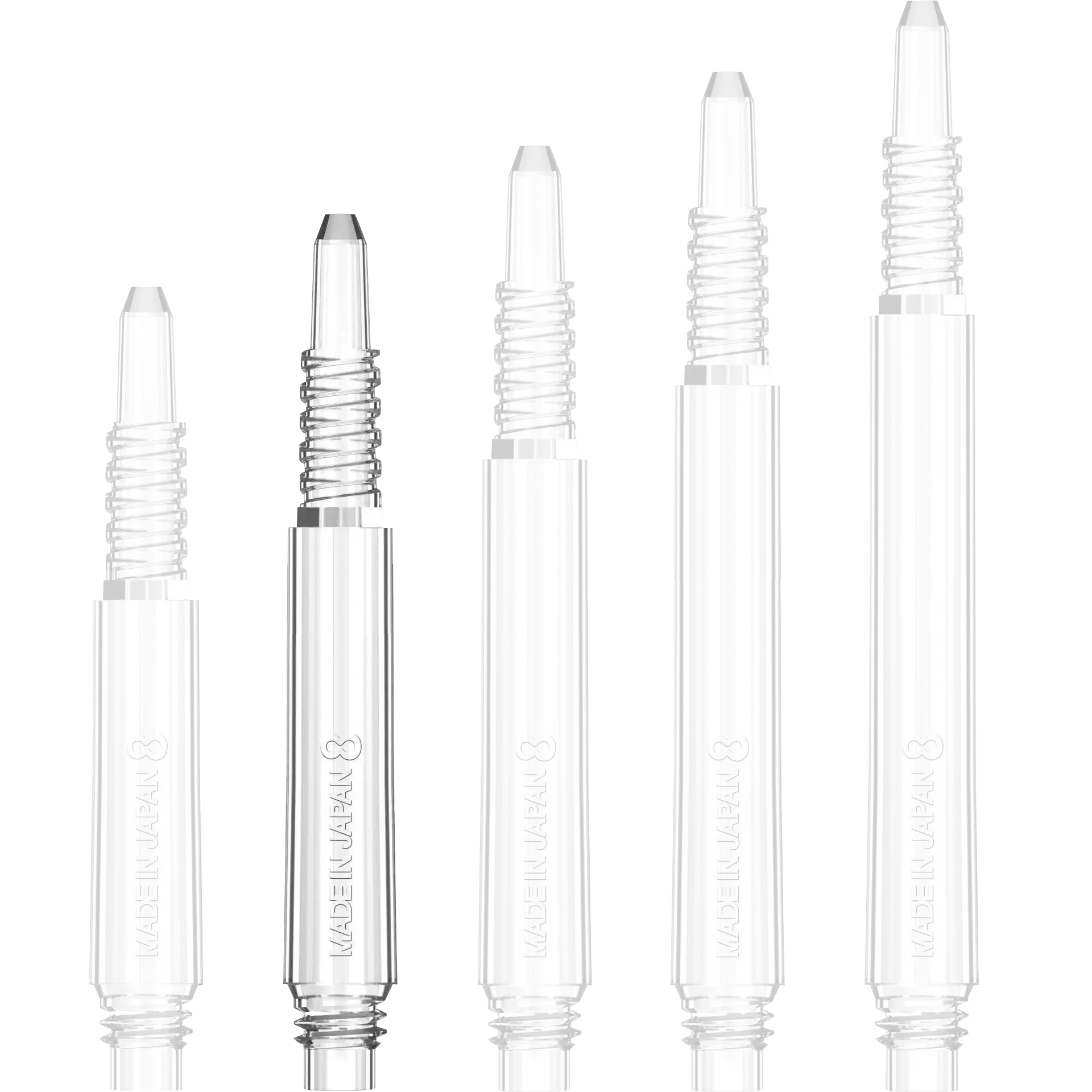 8 Flight - Regular Fixed Shaft - Transparent