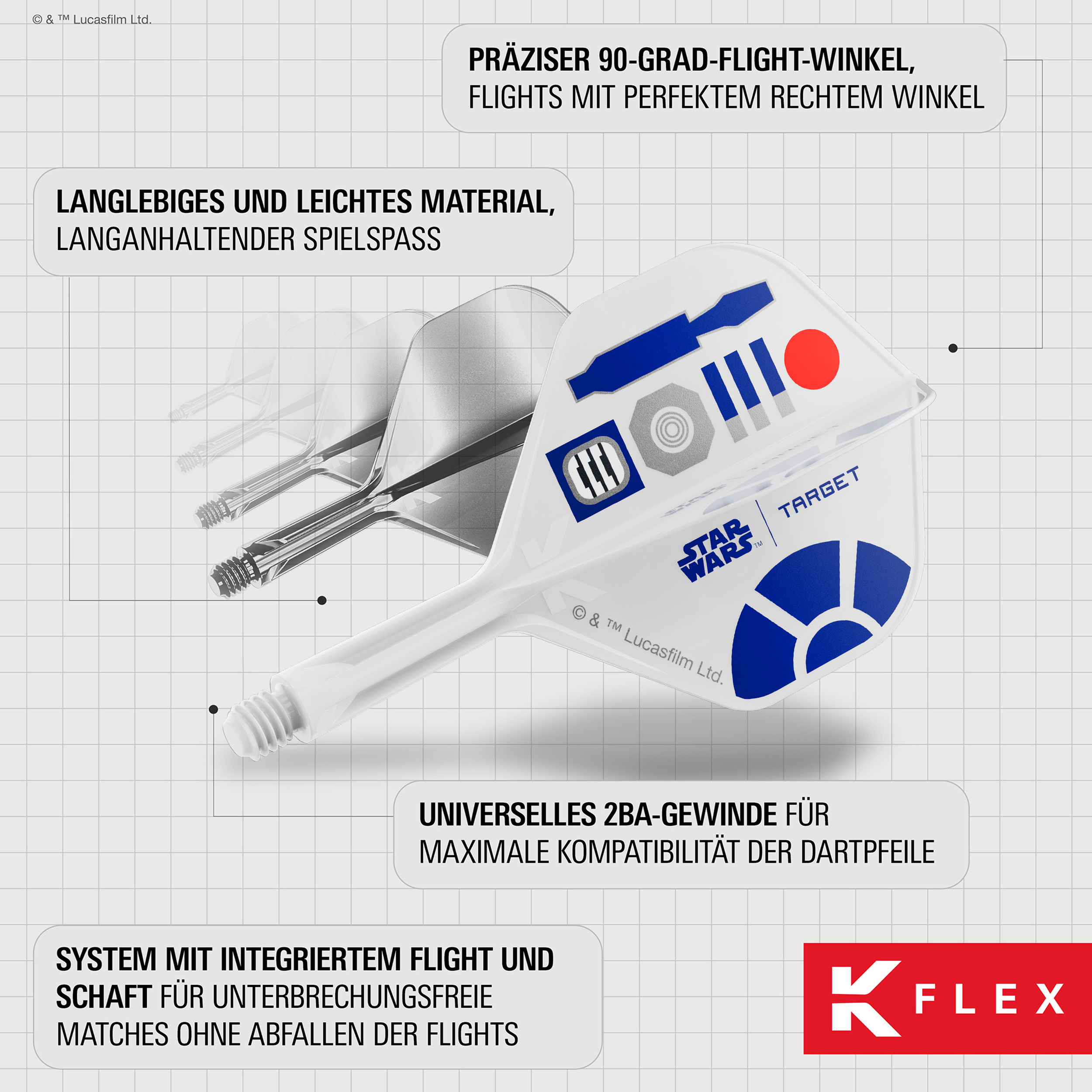 Target - K-Flex Flightsystem Star Wars R2D2 - No2
