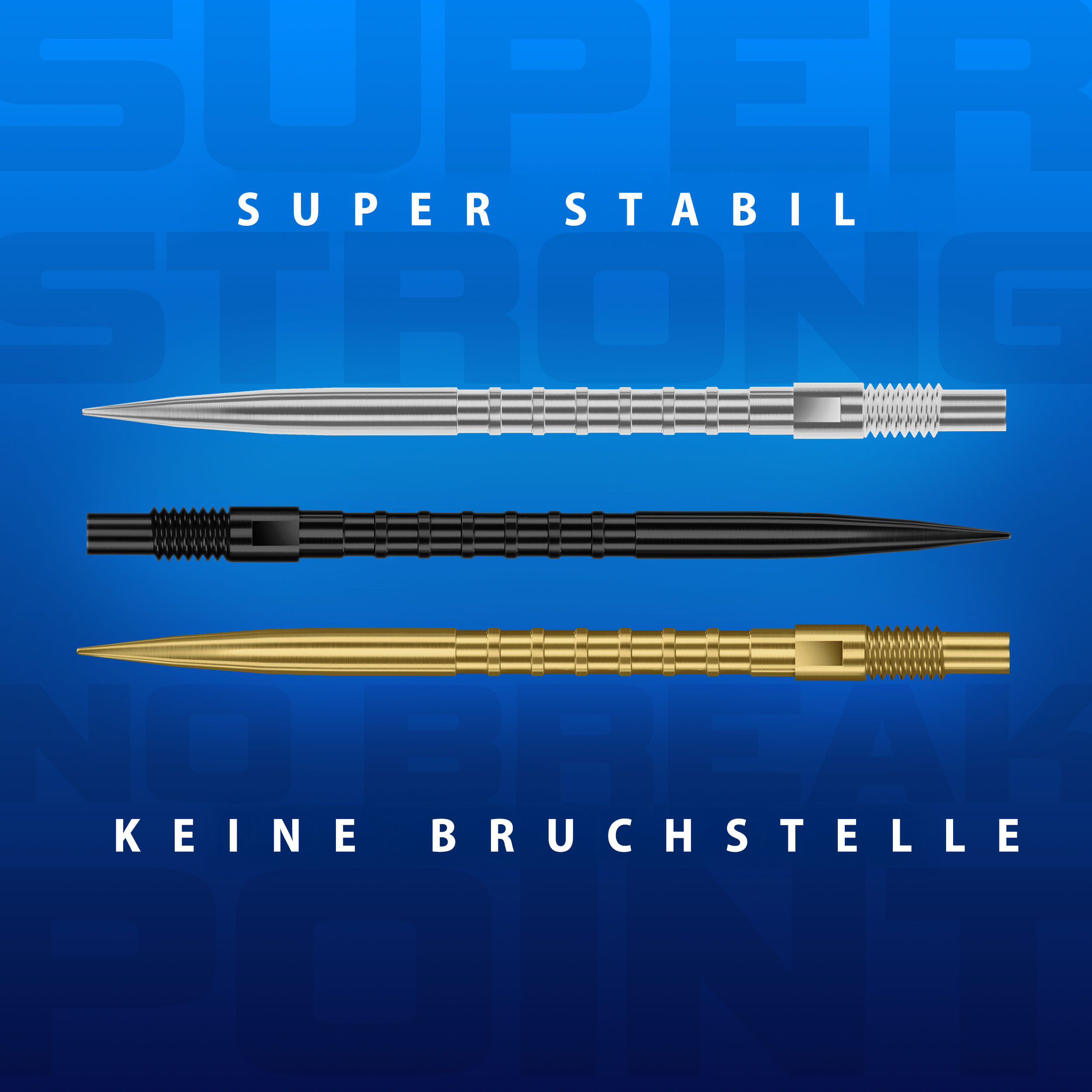 Harrows - Quick Point HM Grip - Schwarz