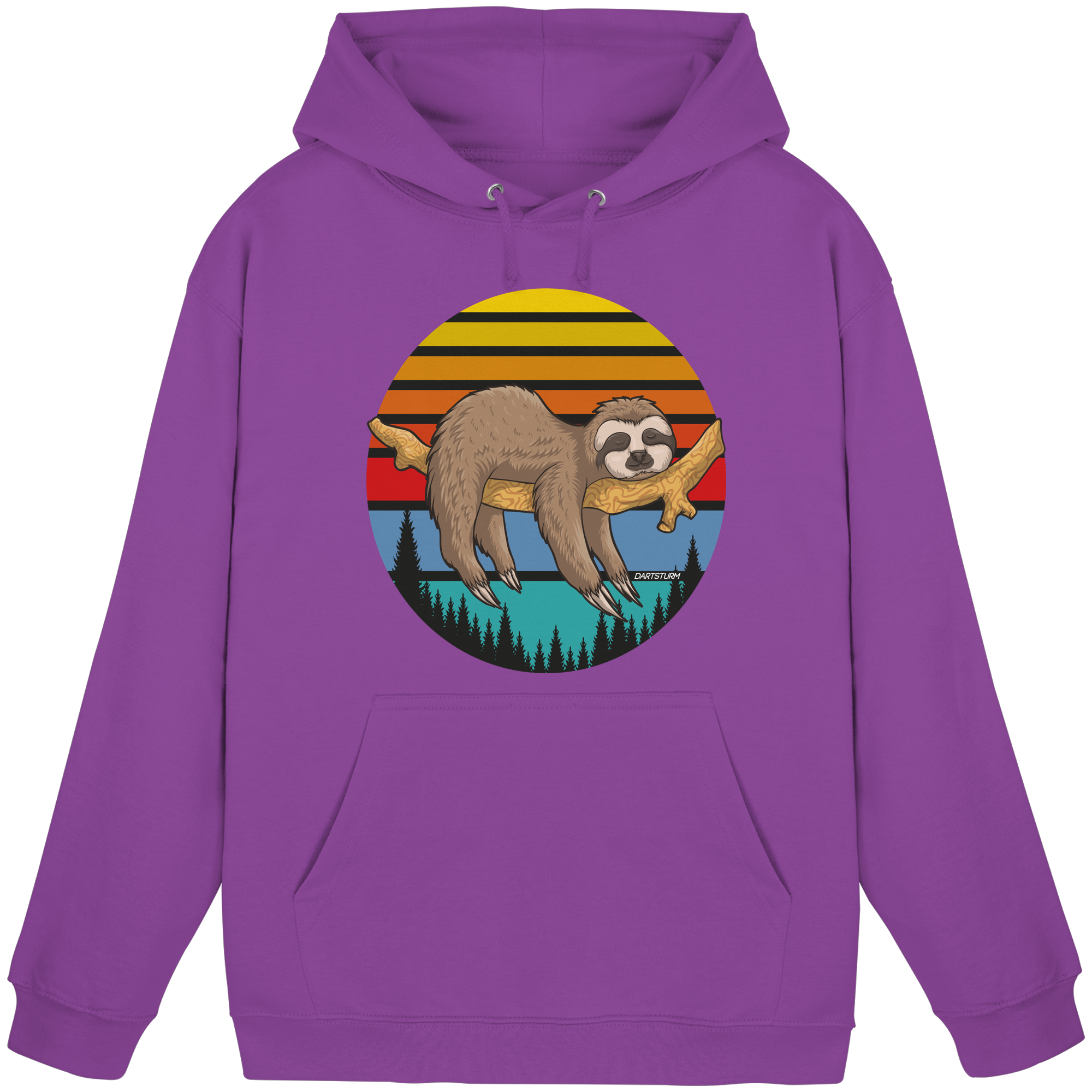 DartSturm - Lazy Sloth - Basic Unisex Hoodie DartSturm - Lazy Sloth - Basic Unisex Hoodie