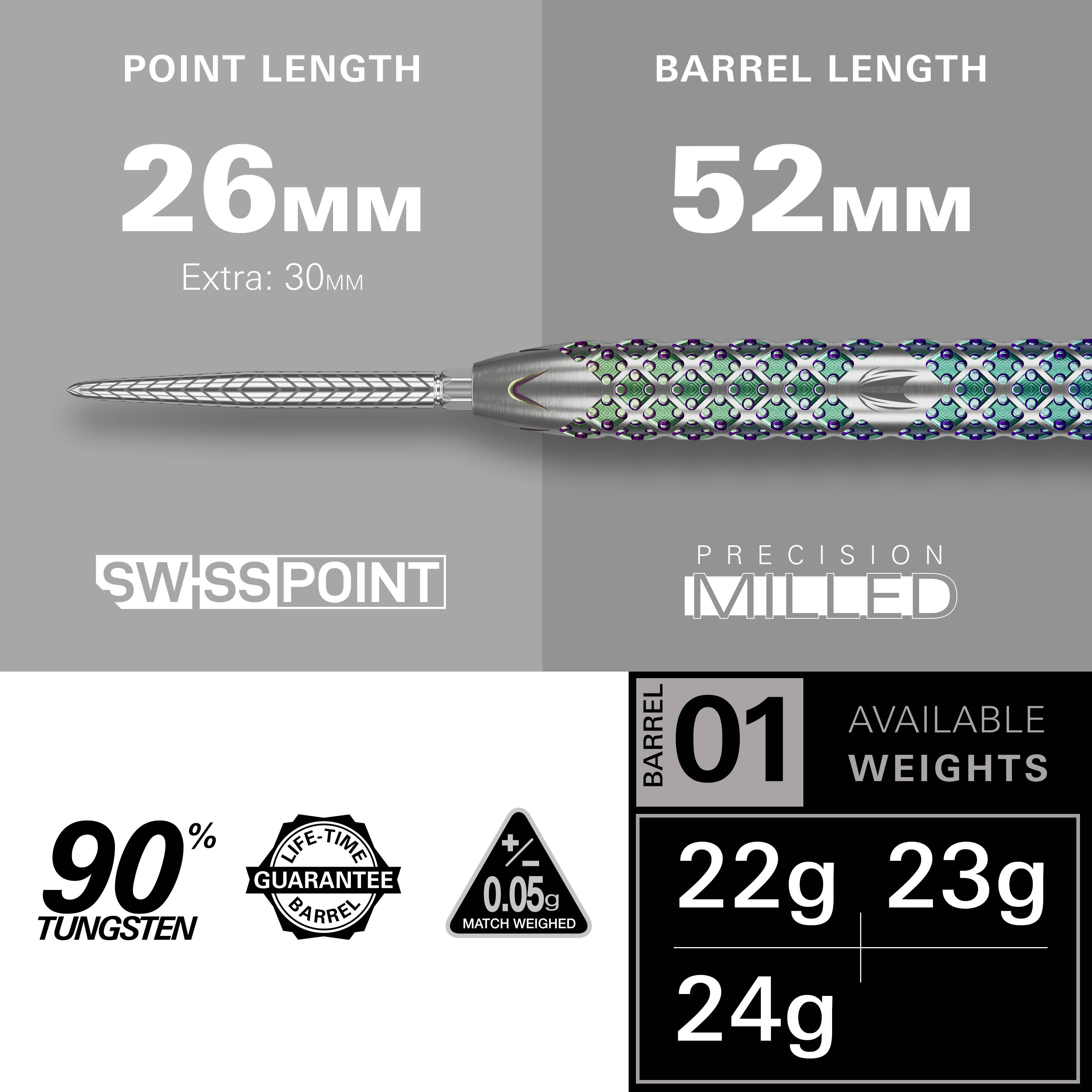 Target - Swiss Point - Rove 01 - Steeldart