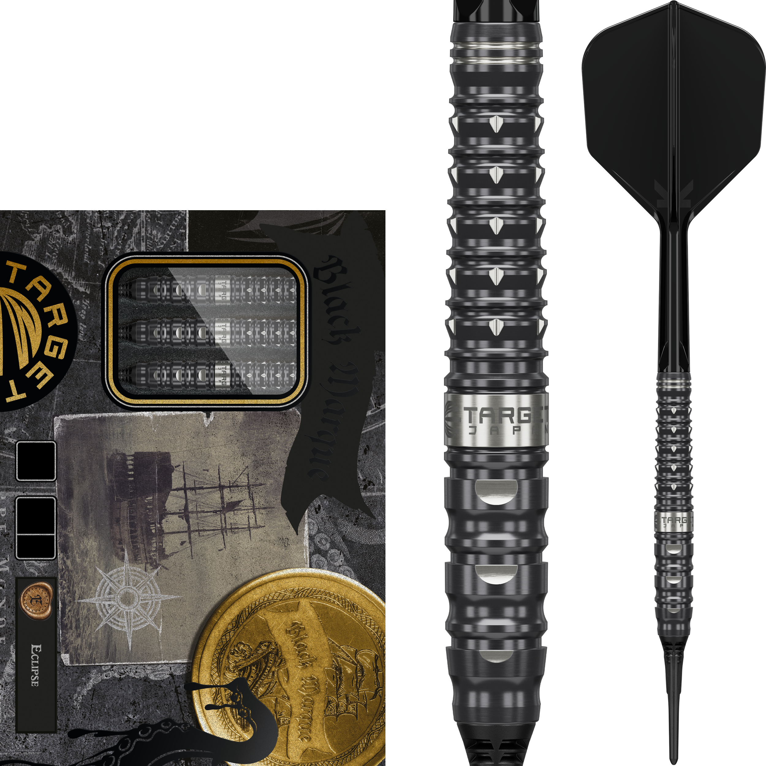 Target Japan - Black Marque Eclipse - Softdart Target Japan - Black Marque Eclipse - Softdart
