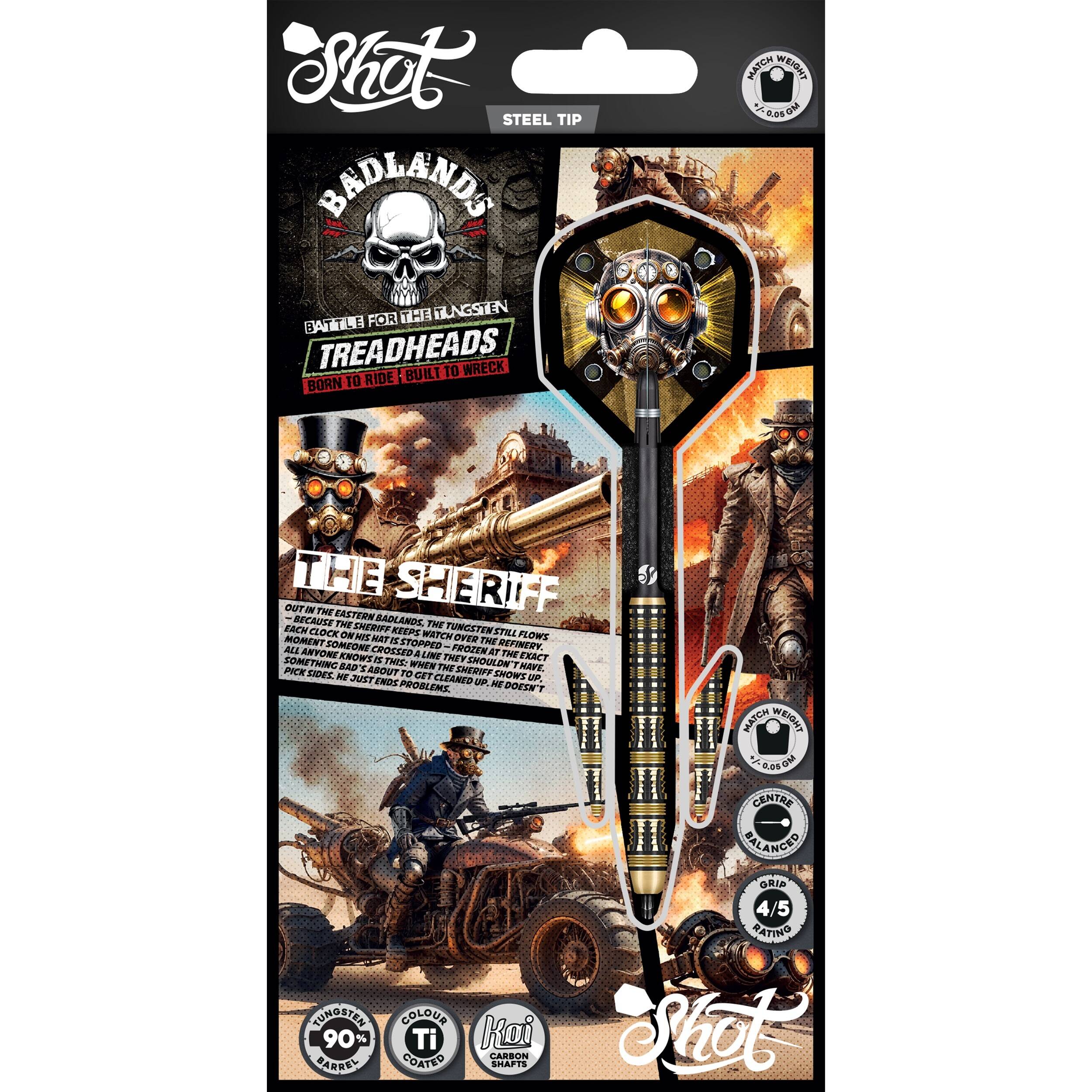 Shot - Badlands The Sheriff - Steeldart
