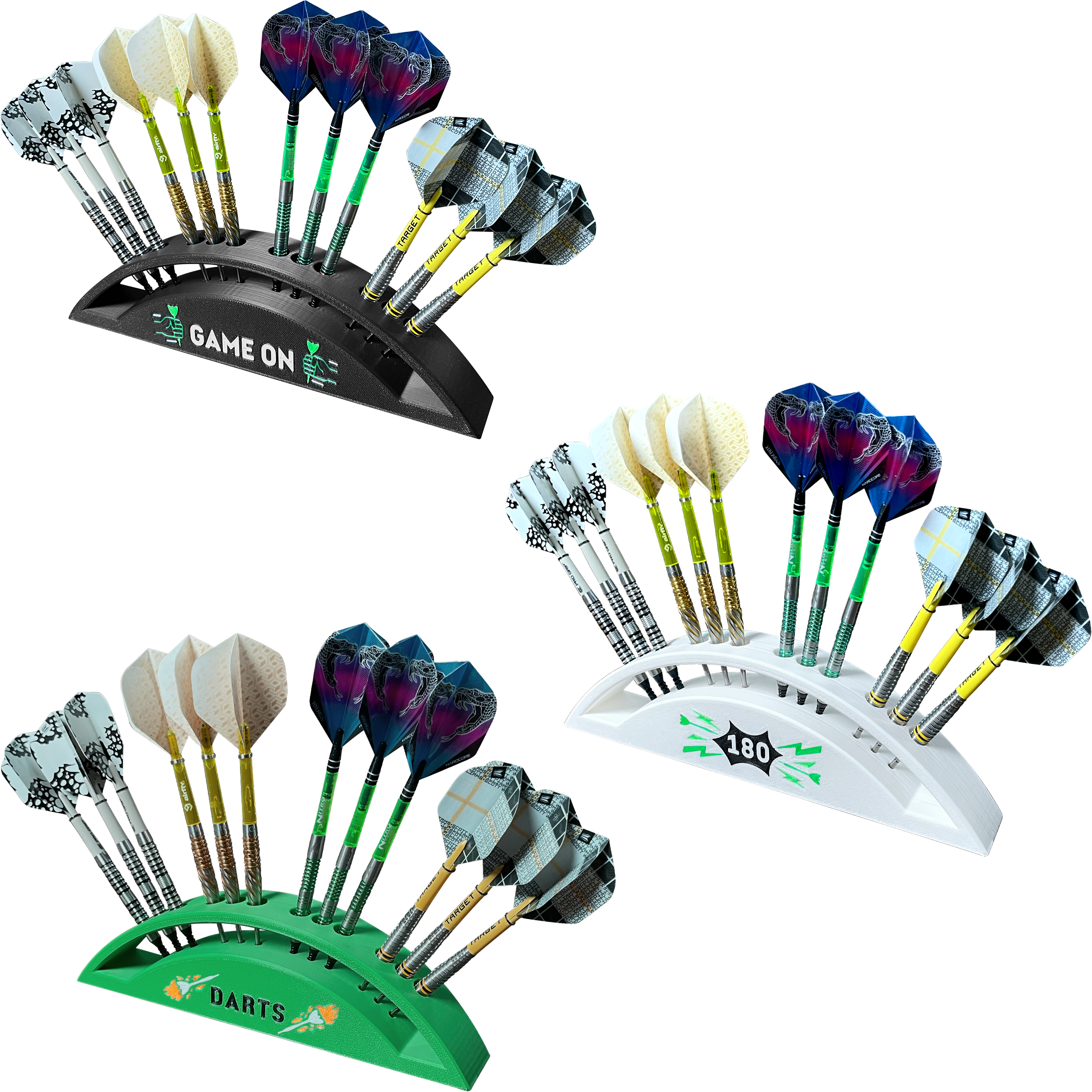 DartSturm - 3D Arc Dartständer - 12-Fach