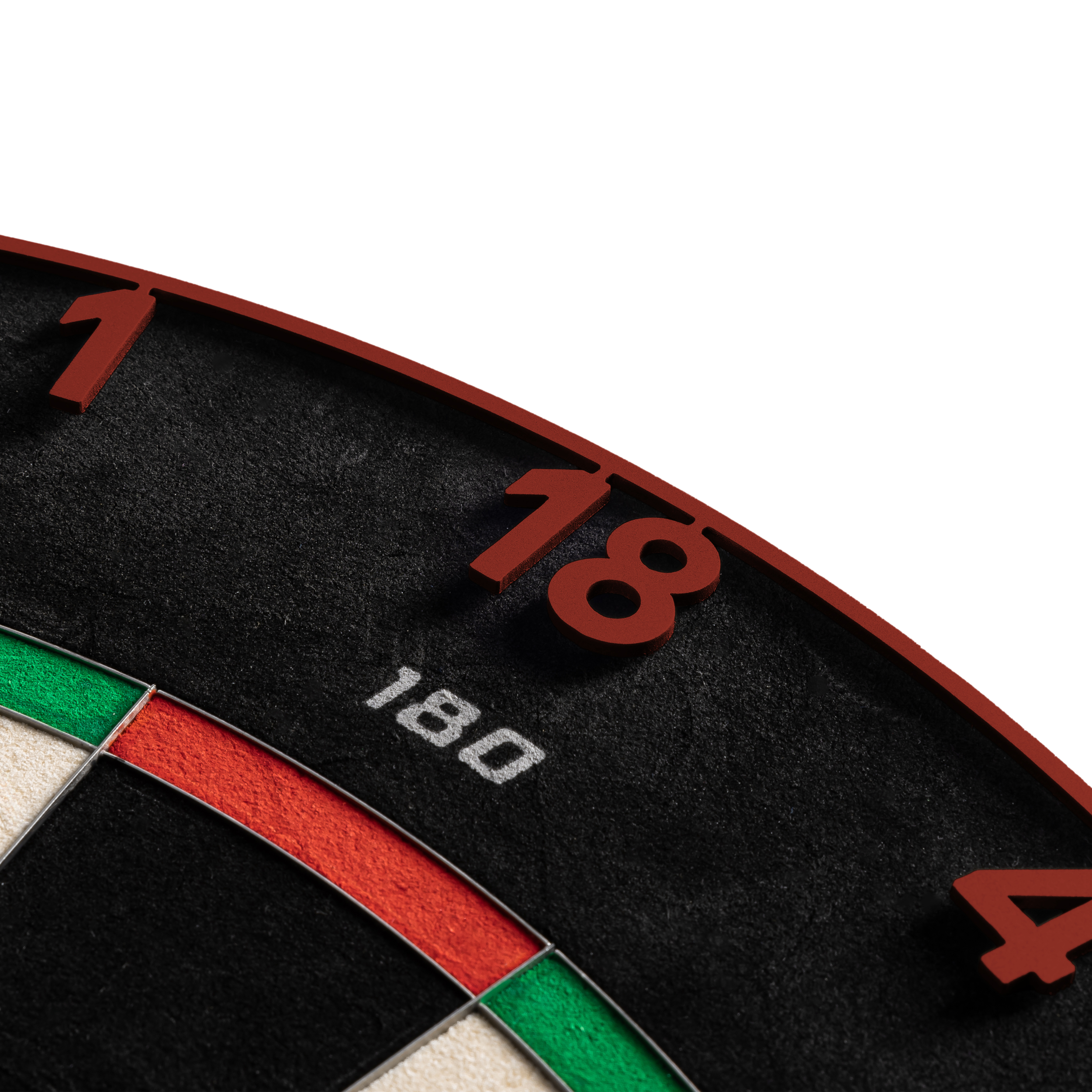 Precise180 - Endorphine Dartboard mit Lasercut Zahlenring