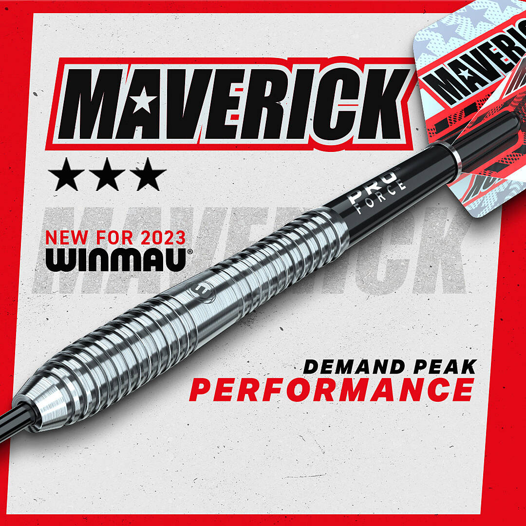 Winmau-Maverick-Steeldart-Banner Winmau - Maverick - Steeldart