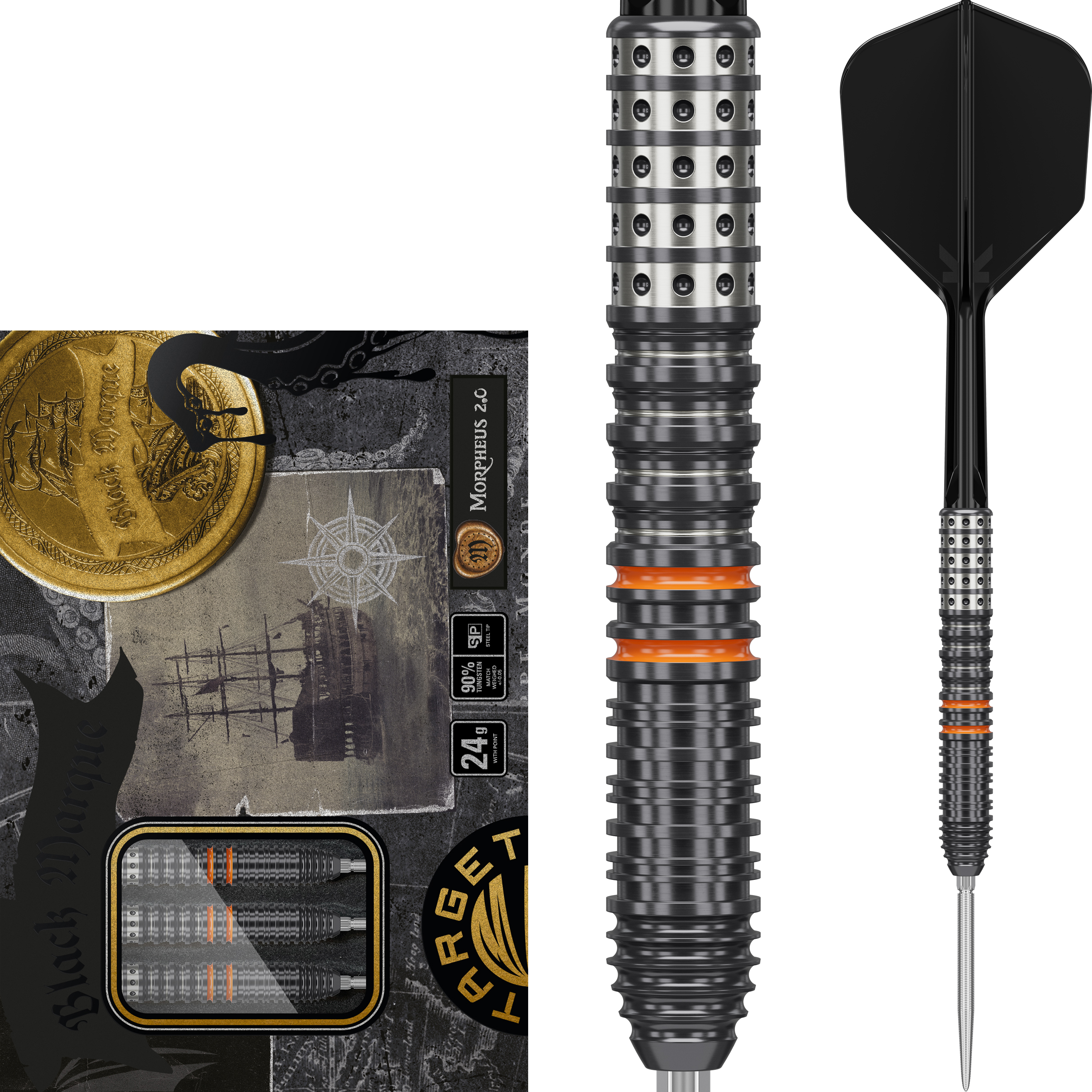 Target Japan - Swiss Point - Black Marque Morpheus 2.0 - Steeldart Target Japan - Swiss Point - Black Marque Morpheus 2.0 - Steeldart