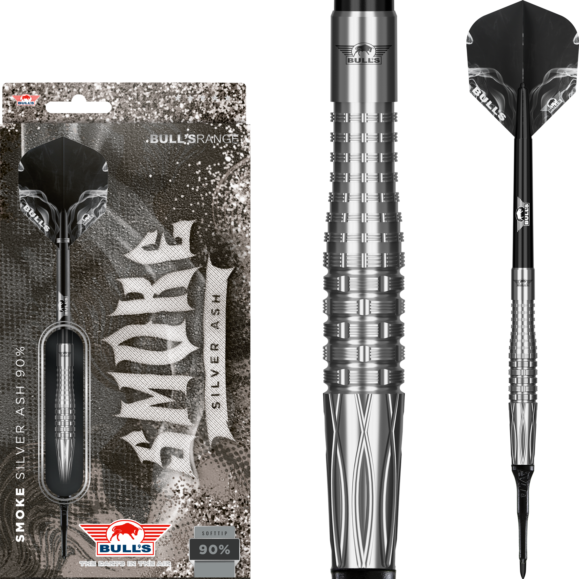 Bull's NL - Smoke Silver Ash - Softdart