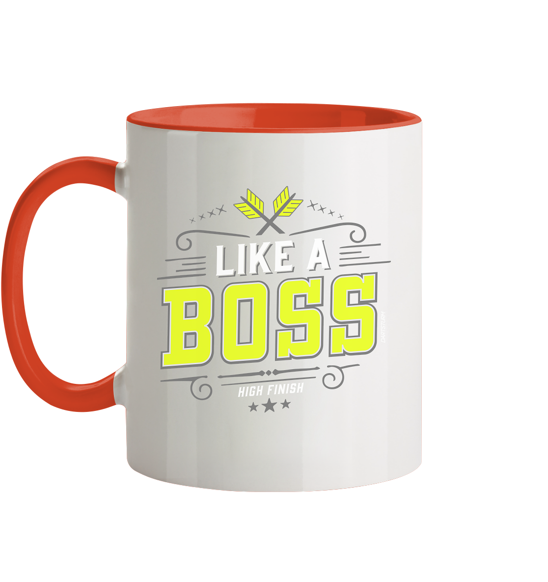 DartSturm - Like a Boss Yellow - Tasse zweifarbig