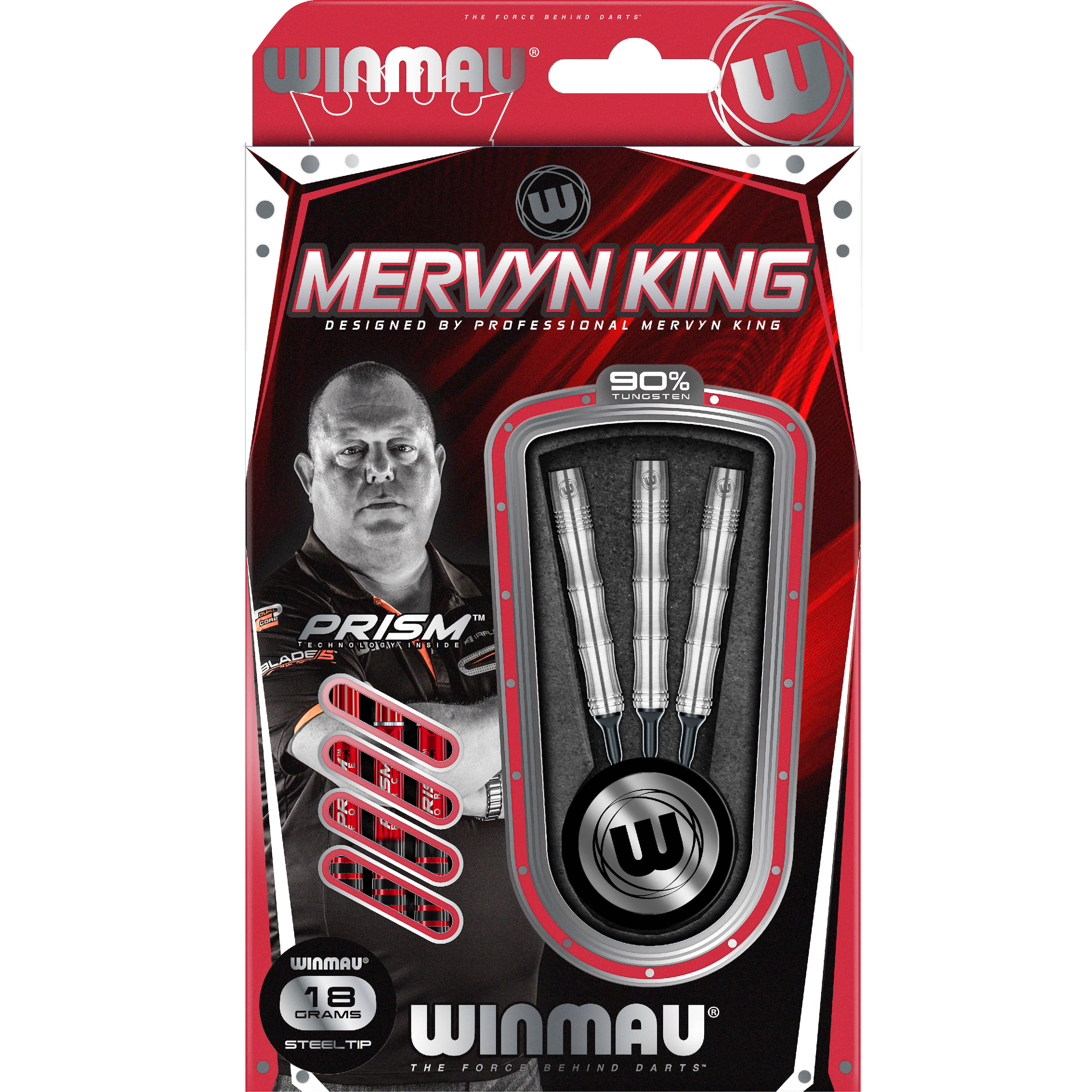 Winmau-Mervyn-King-Softdart-Verpackung Winmau - Mervyn King - Softdart