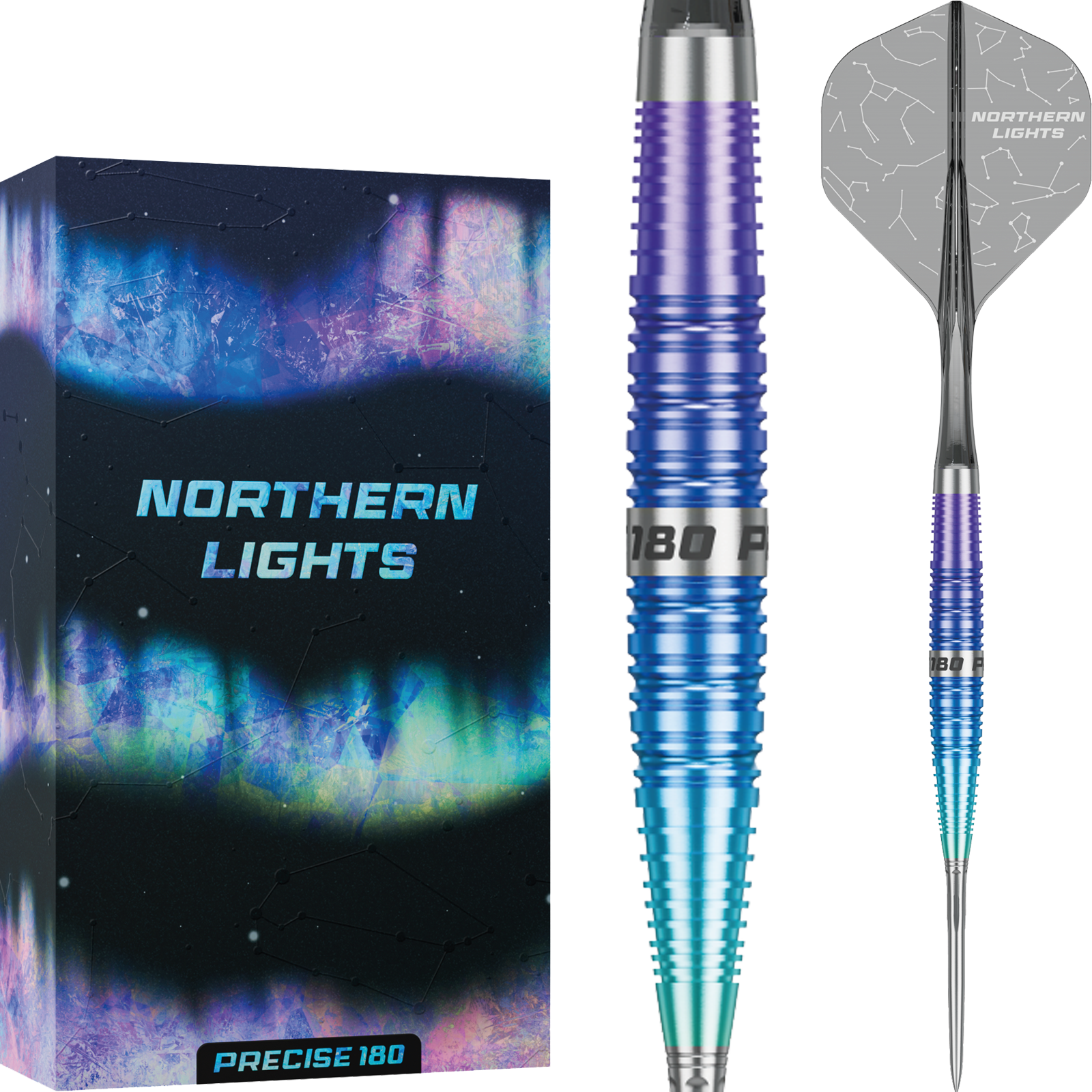 Precise180 - EVO - Northern Lights - Steeldart Precise180 - EVO - Northern Lights - Steeldart