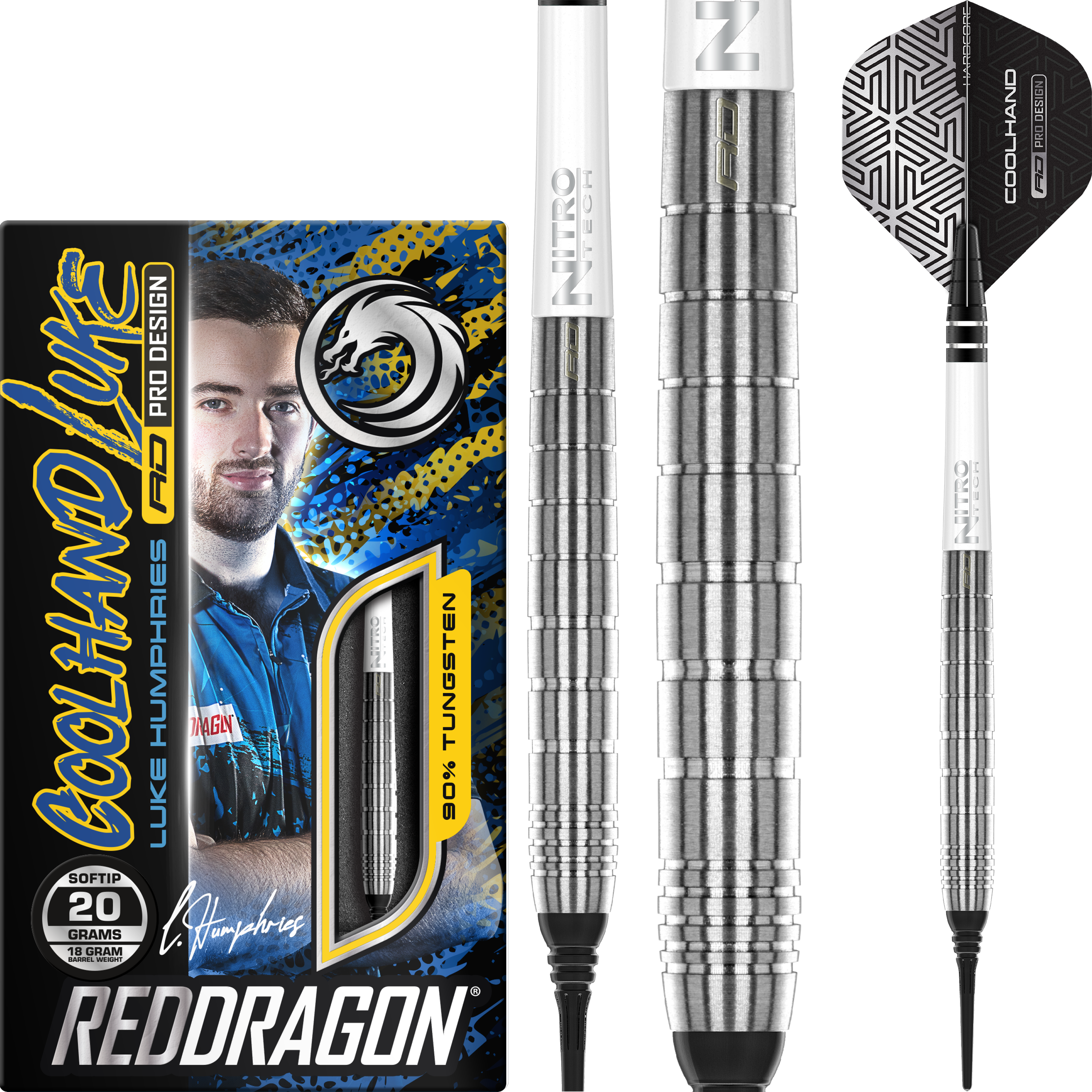 Red Dragon - Luke Humphries TX1 - Softdart Red Dragon - Luke Humphries TX1 - Softdart