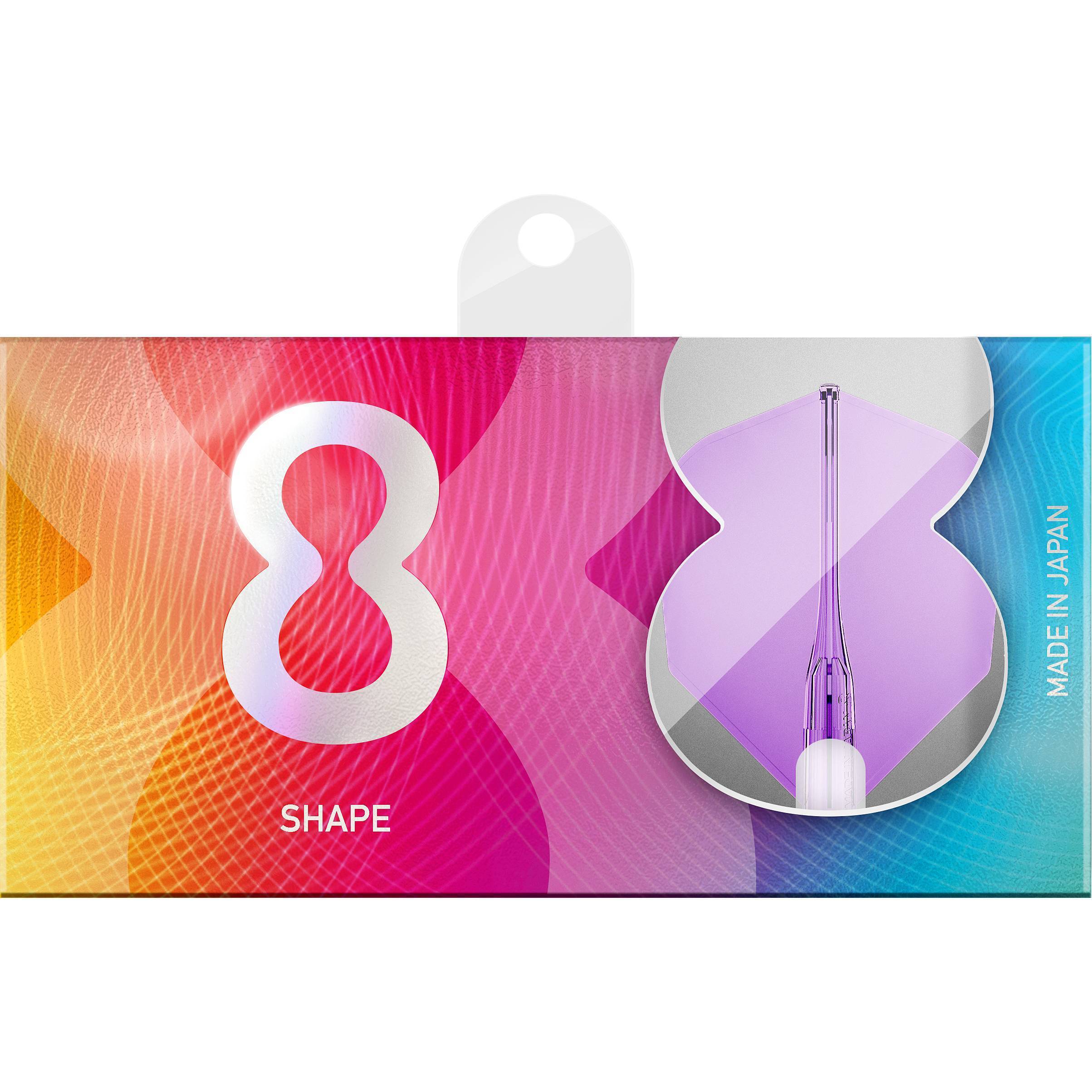 8-Flight-Tinted-Dartflight-Shape-Lila-Verpackung 8 Flight - Tinted Dartflight - Shape