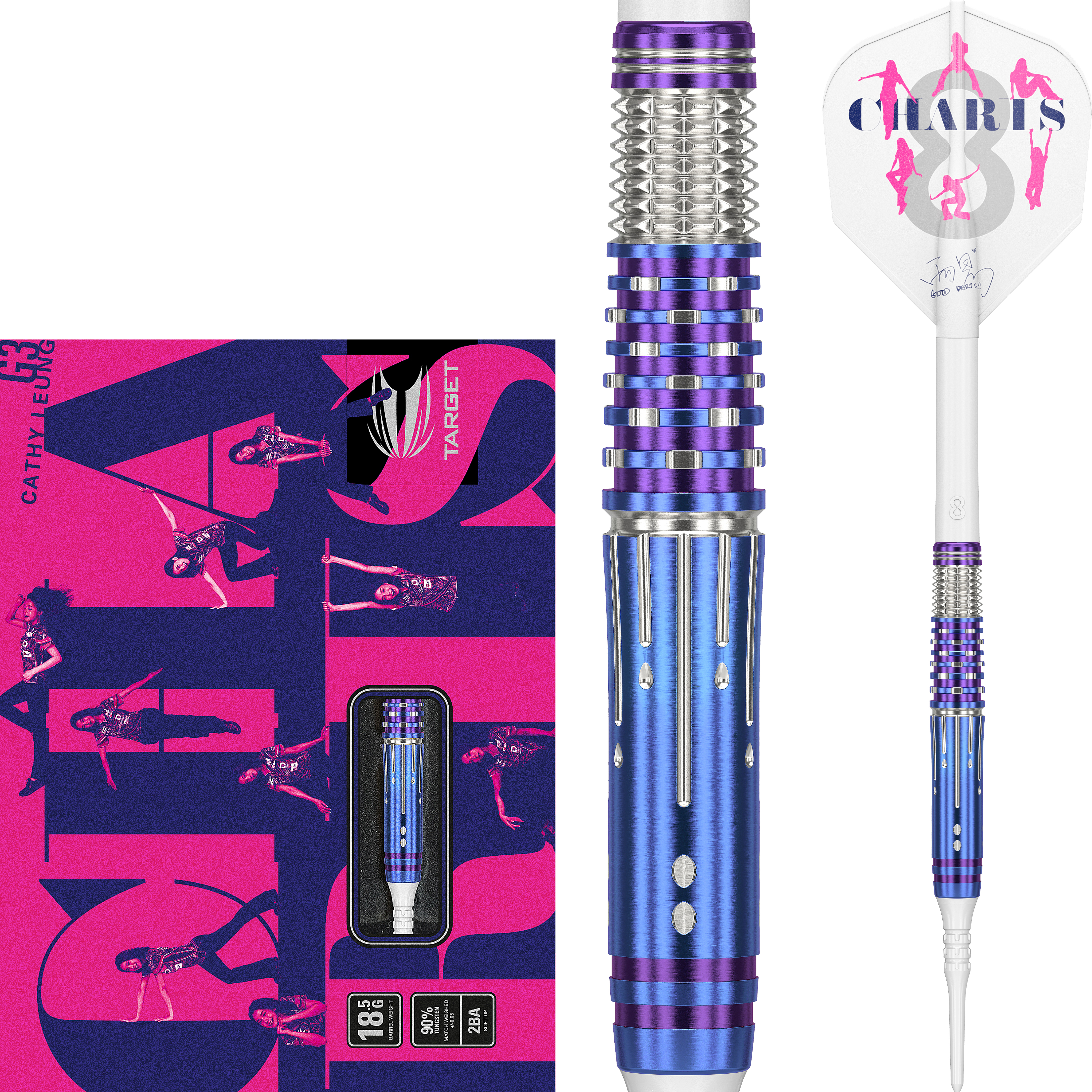 Cathy-Leung-Charis-G3-Softdart-Collage Target Japan - Cathy Leung GEN 3 - Softdart