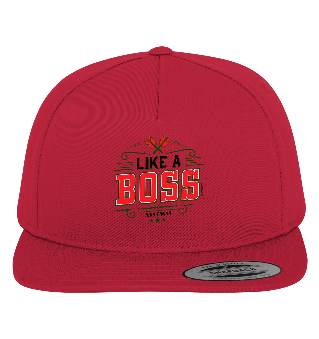 DartSturm - Like a Boss Red - Premium Snapback