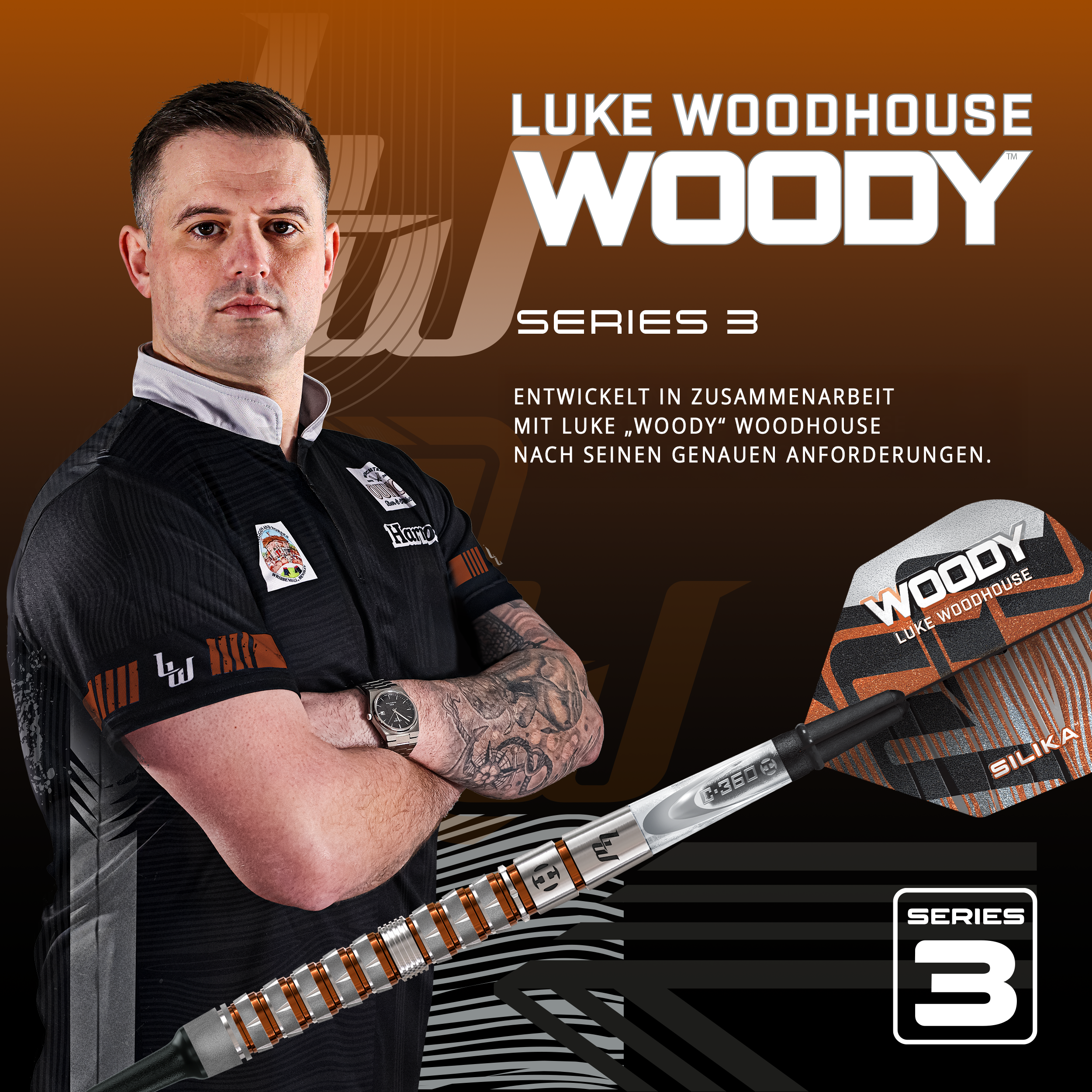 Harrows - Luke Woodhouse GEN 3 - Softdart